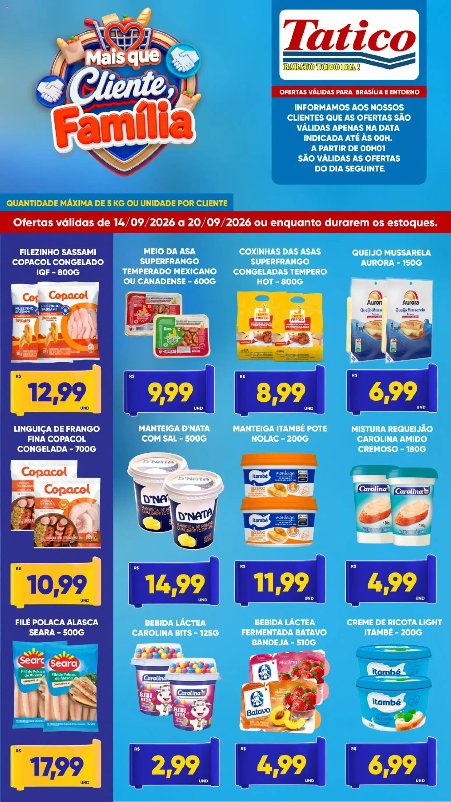 Encarte de Tatico - Ofertas da semana de 14/09/2026 | Promoções Online 14 de setembro até 20 de setembro 2026 - Pagina 1