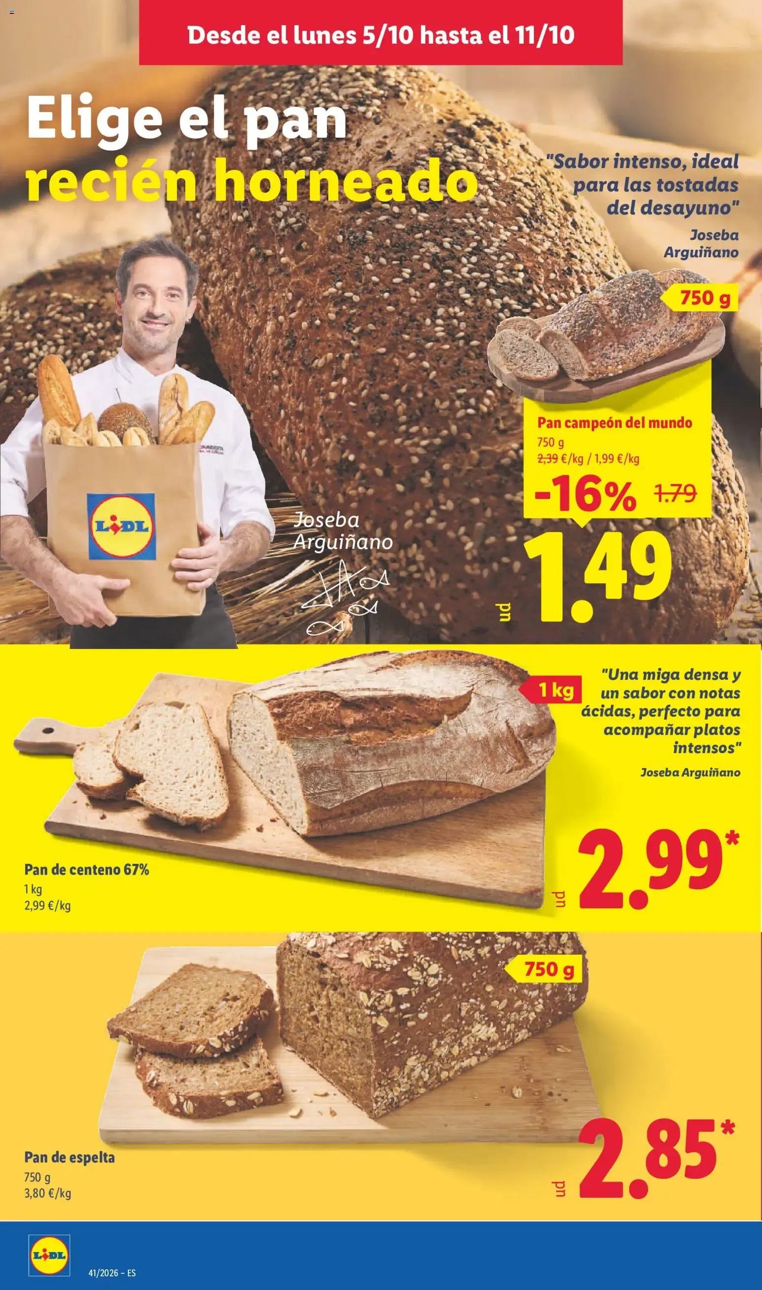 Catálogo de Lidl folleto del 05/10/2026 | Ofertas 5 de octubre al 11 de octubre 2026 - Página 4