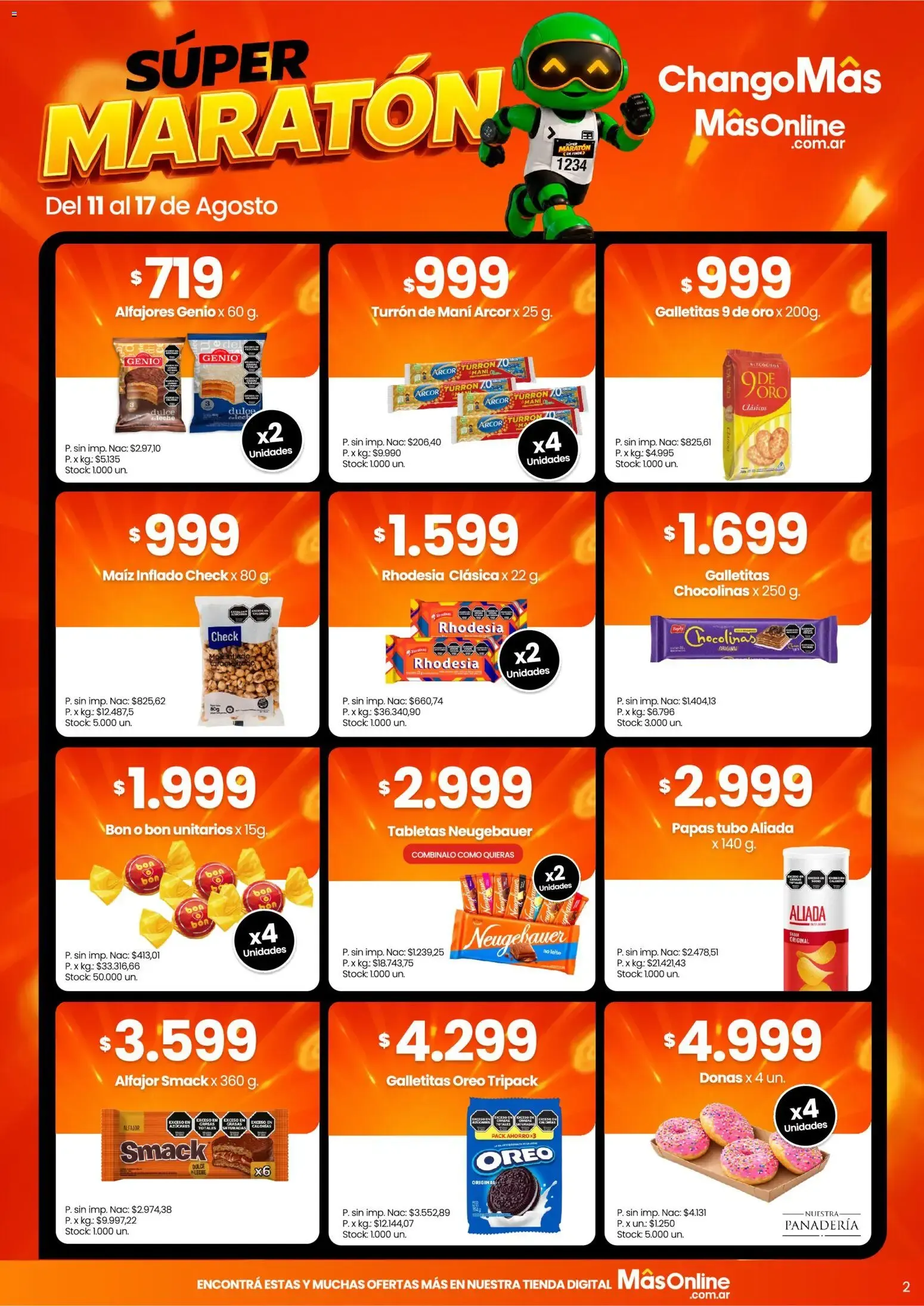 Ofertas de Súper Maratón Chango Más: Juguetería y ofertas 11 de agosto al 17 de agosto 2026 - Página 2 del catálogo