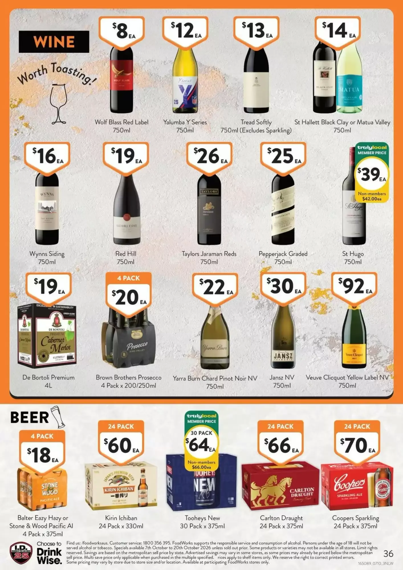 Foodworks Supermarket - Catalogue valid from 7 October to 13 October 2026 - page 36
