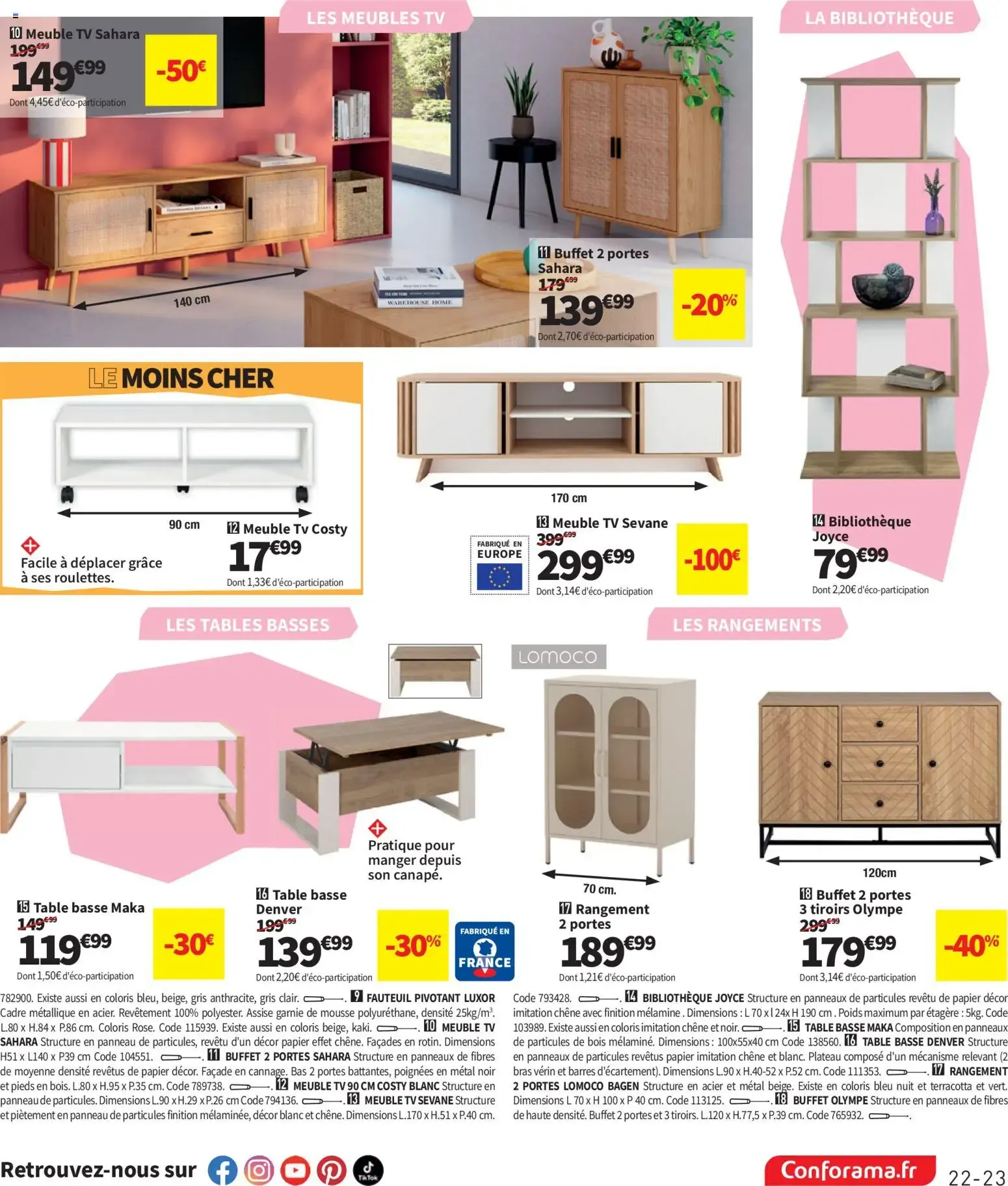 Conforama - Dormez Confo: La Grande Literie du 7 juillet au 3 août 2026 - Catalogue page 23