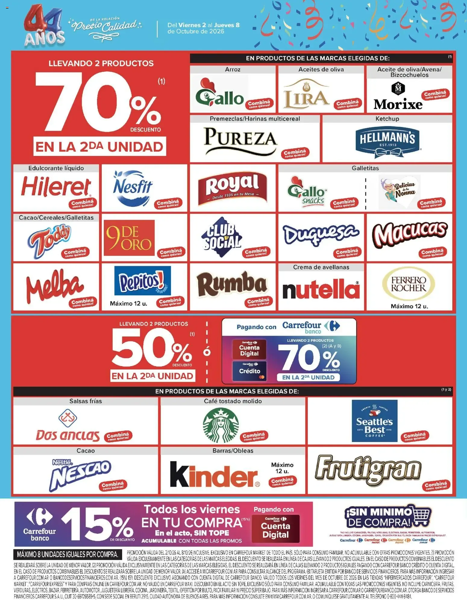 Ofertas de Carrefour Ofertas || del 02/10/2026 - 08/10/2026 || Promociones 2 de octubre al 8 de octubre 2026 - Página 47 del catálogo