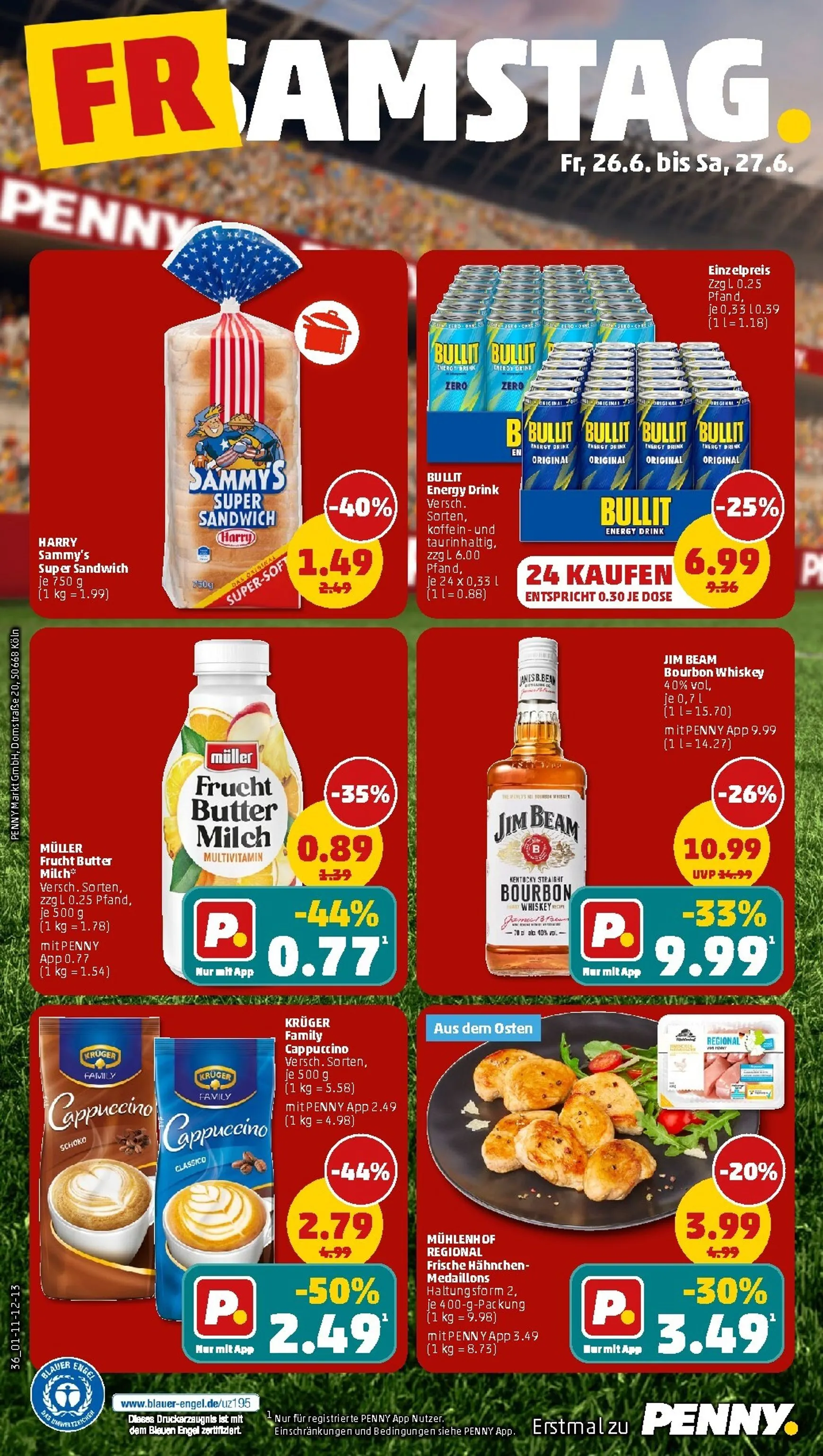 PENNY Prospekt nächste Woche – von Montag 22.06.2026 bis Samstag 27.06.2026 von 22. Juni bis 27. Juni 2026 - Prospekt seite 38