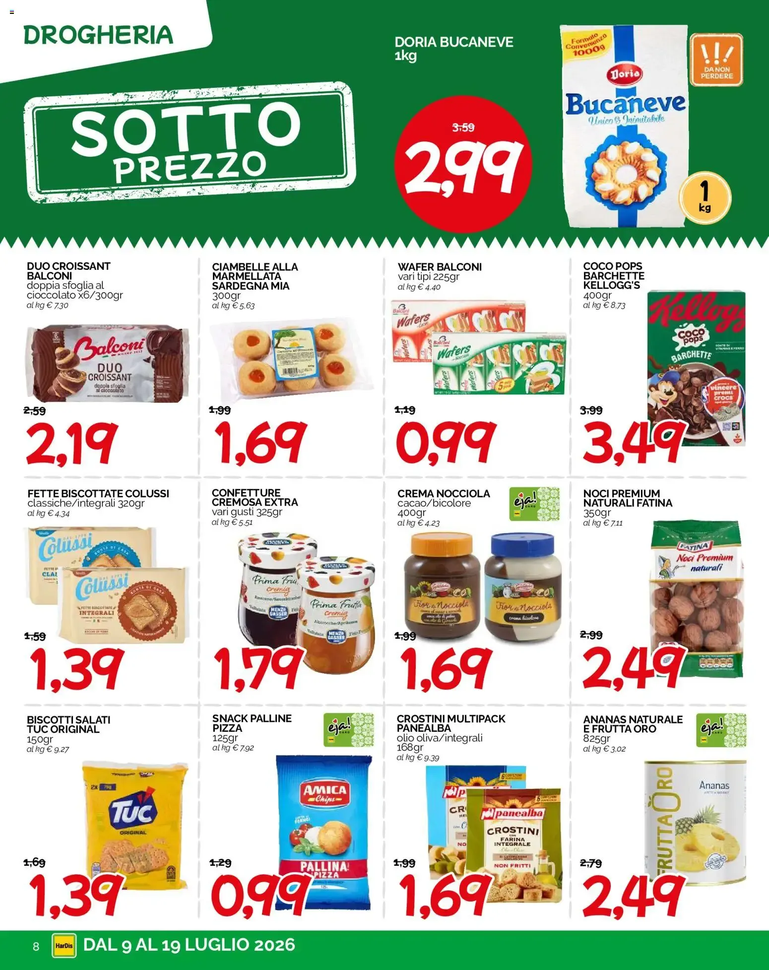 HarDis volantino dal 09/07/2026 - online Offerte da 9 luglio a 19 luglio di 2026 - Pagina del volantino 8