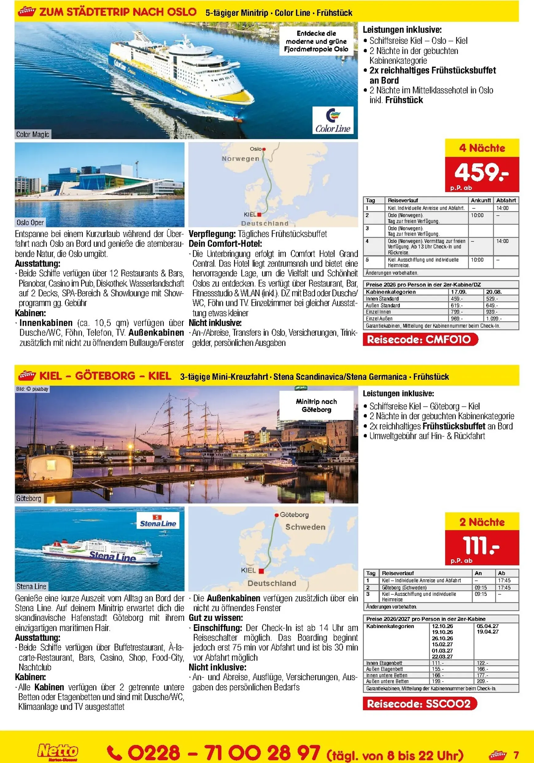 Netto Marken Discount - Reise-Sonderangebote Prospekt – von Donnerstag 11.06.2026 bis Dienstag 30.06.2026 von 11. Juni bis 30. Juni 2026 - Prospekt seite 7