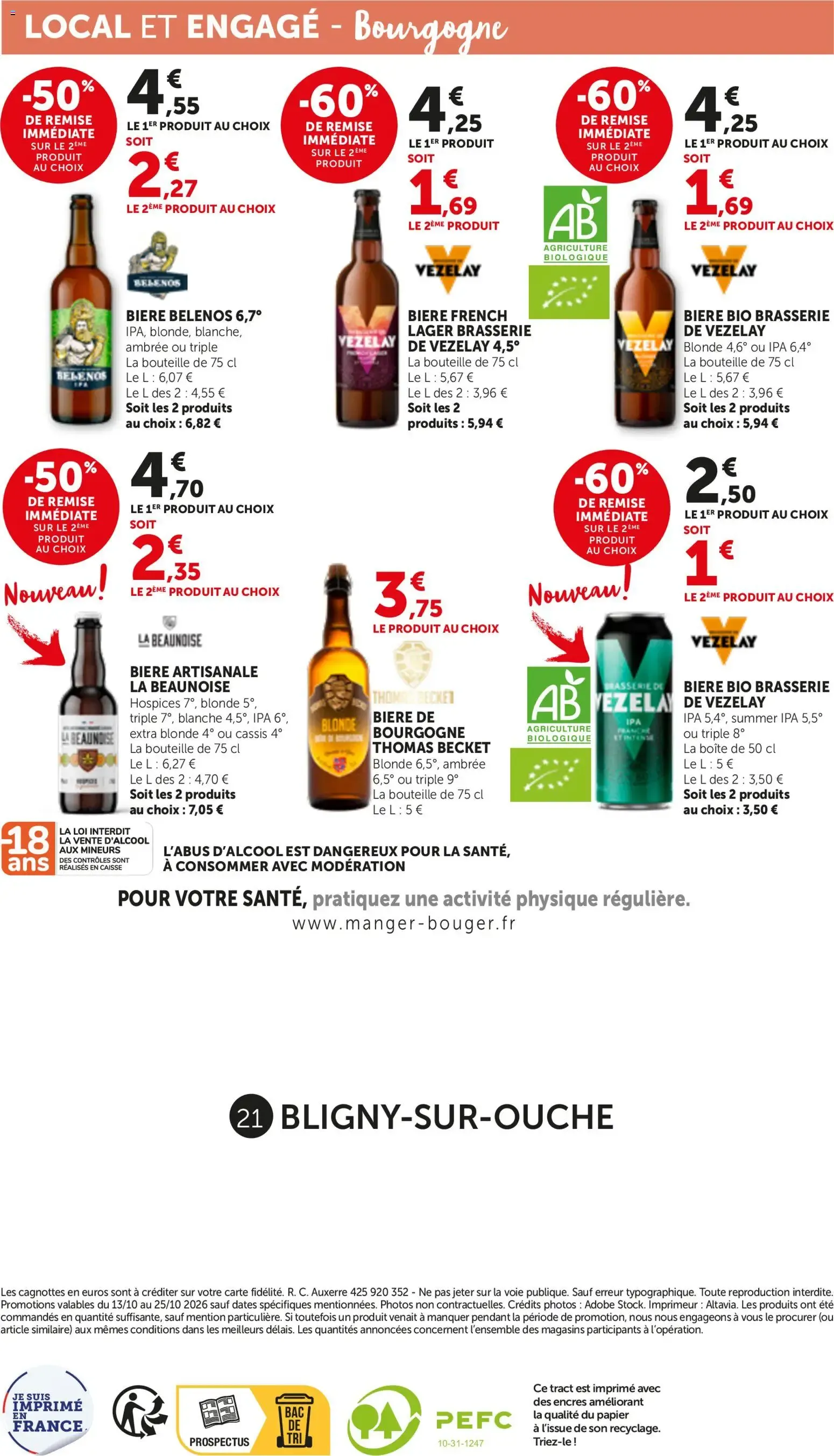 Maxi Marché: Célébrons les Producteurs de chez nous - Bourgogne du 13 octobre au 25 octobre 2026 - Catalogue page 12