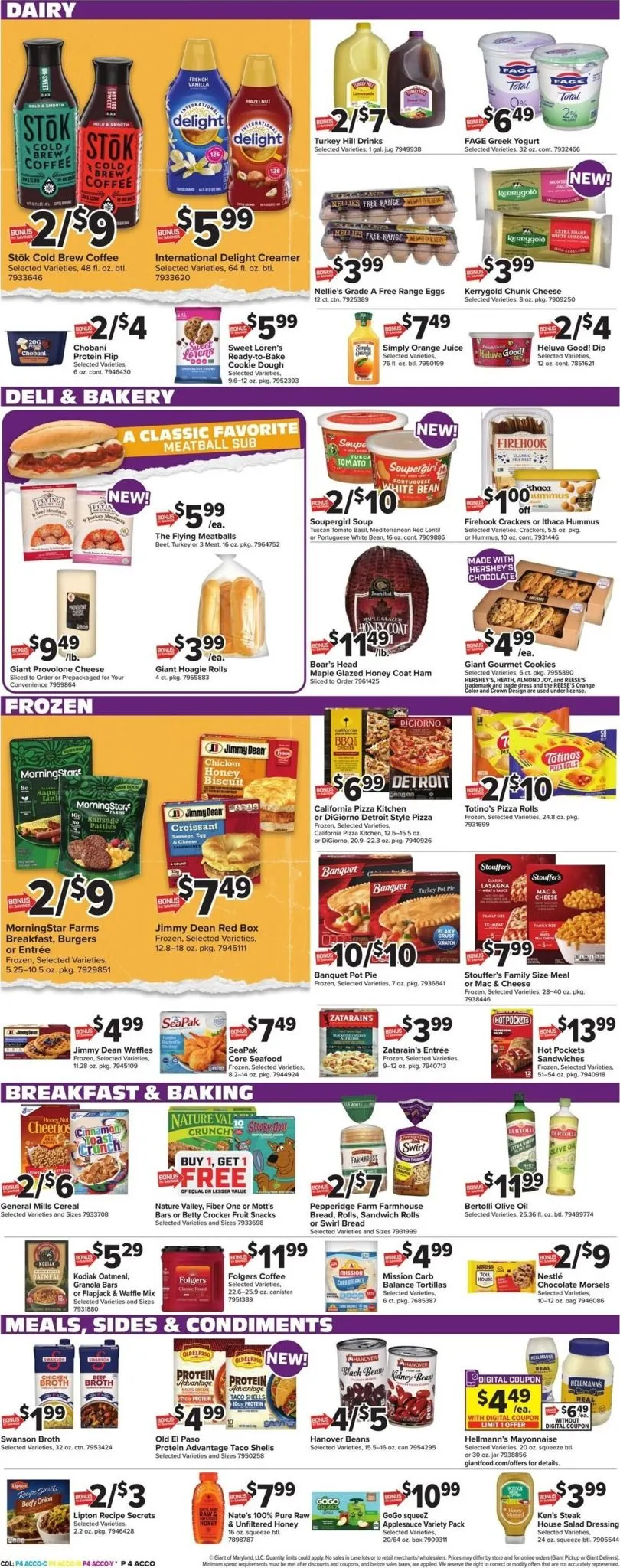 Weekly promotion Current Giant leaflet valid from Friday 10/23/2026 to Thursday 10/29/2026 spanning from October 23 to October 29 2026 - Page 7 for Catalogue 365