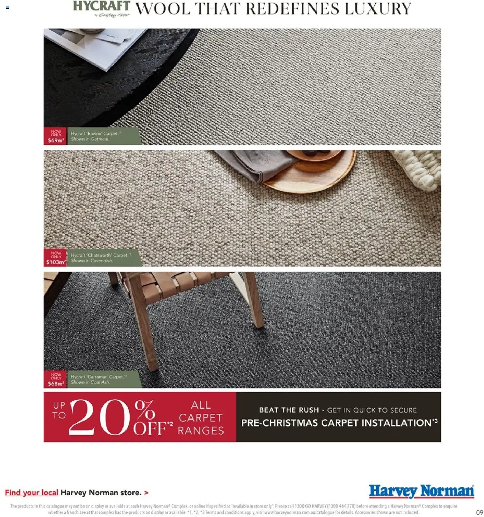 Harvey Norman Carpet & Flooring Specialist - Up to 20% Off All Carpet Ranges - Catalogue valid from 1 October to 26 October 2026 - page 9