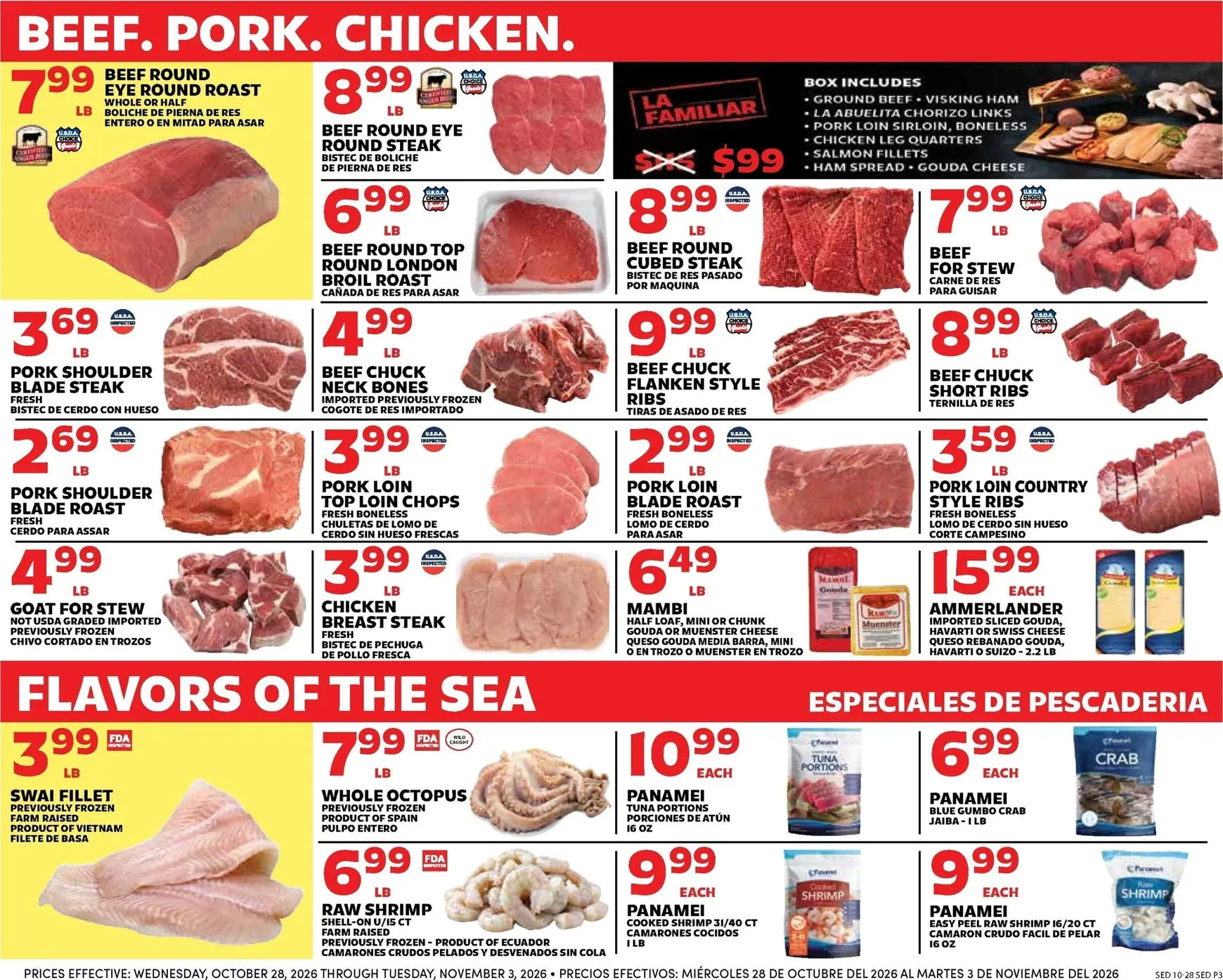 Weekly ad Current Sedano's leaflet valid from Wednesday 10/28/2026 to Tuesday 11/03/2026 from October 28 to November 3 2026 - Page 3