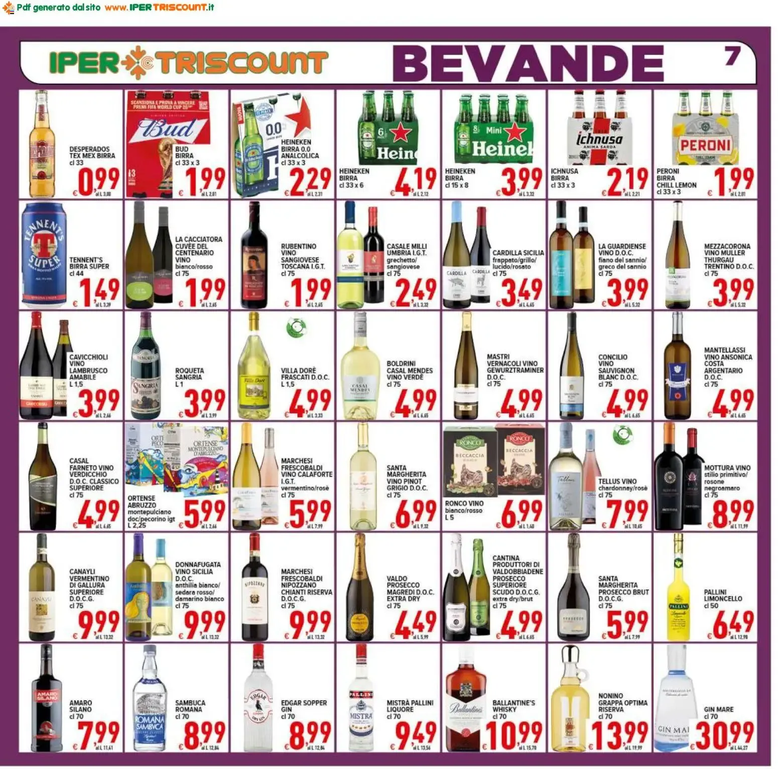 Iper Triscount Supermercati - Anniversario! Offerte valide dall'1 al 9 luglio 2026 da 1 luglio a 9 luglio di 2026 - Pagina del volantino 7