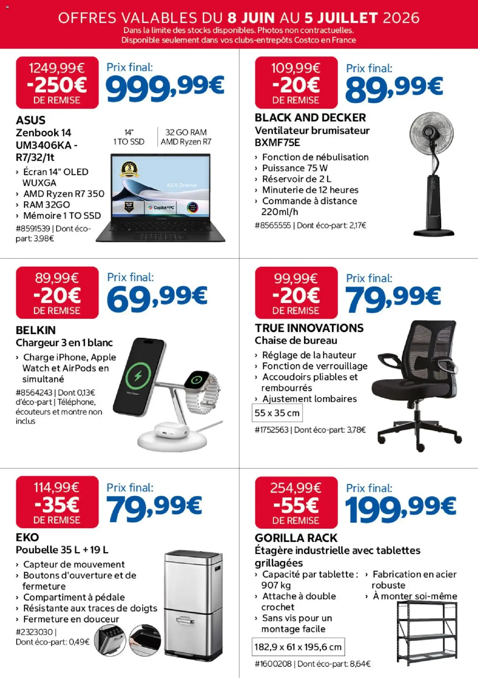 Costco catalogue à partir du 08/06/2026 - promo en ligne du 8 juin au 5 juillet 2026 - Catalogue page 3