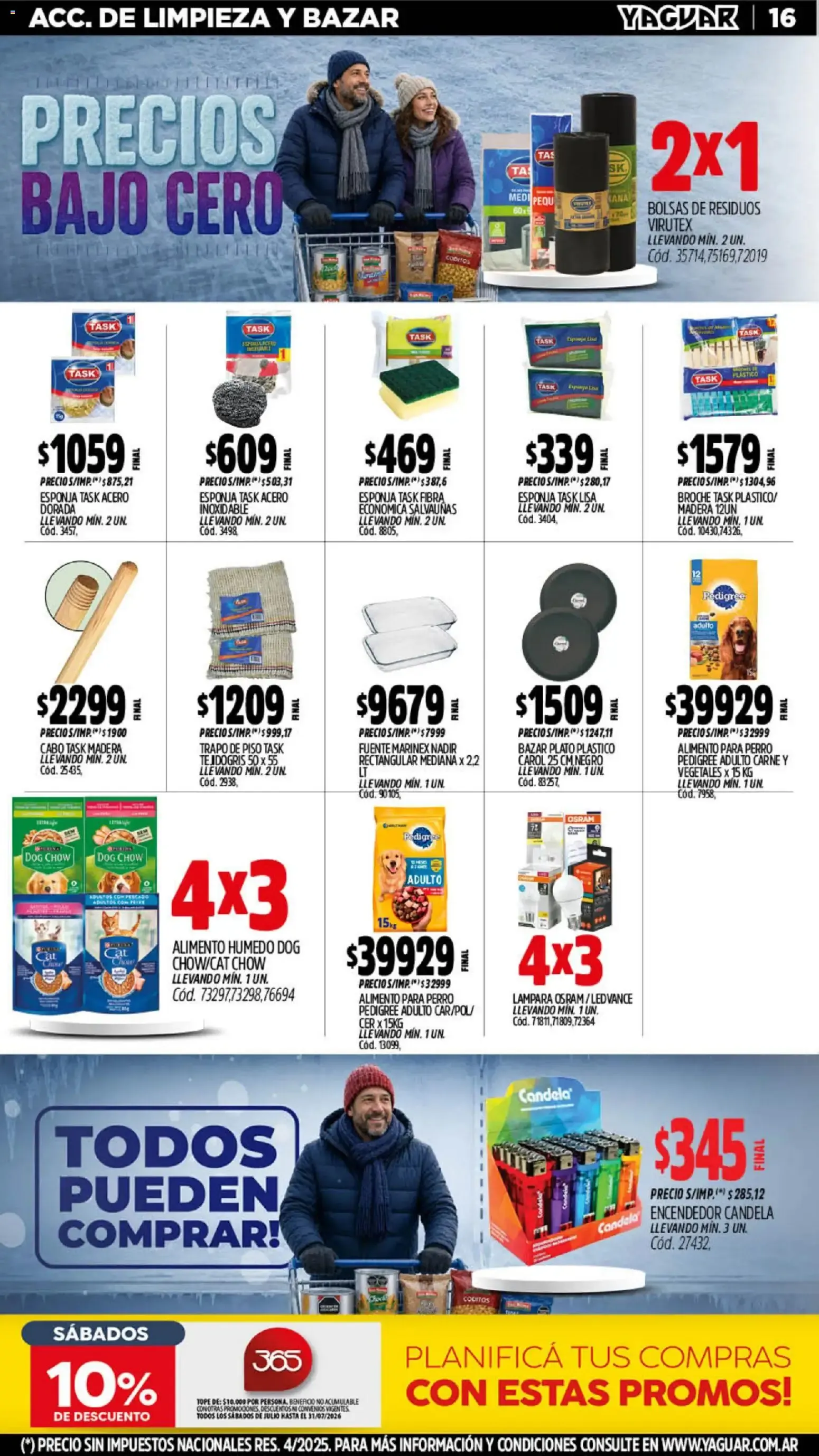 Ofertas de Mayorista Yaguar Precios Bajo Cero 20 de julio al 26 de julio 2026 - Página 16 del catálogo