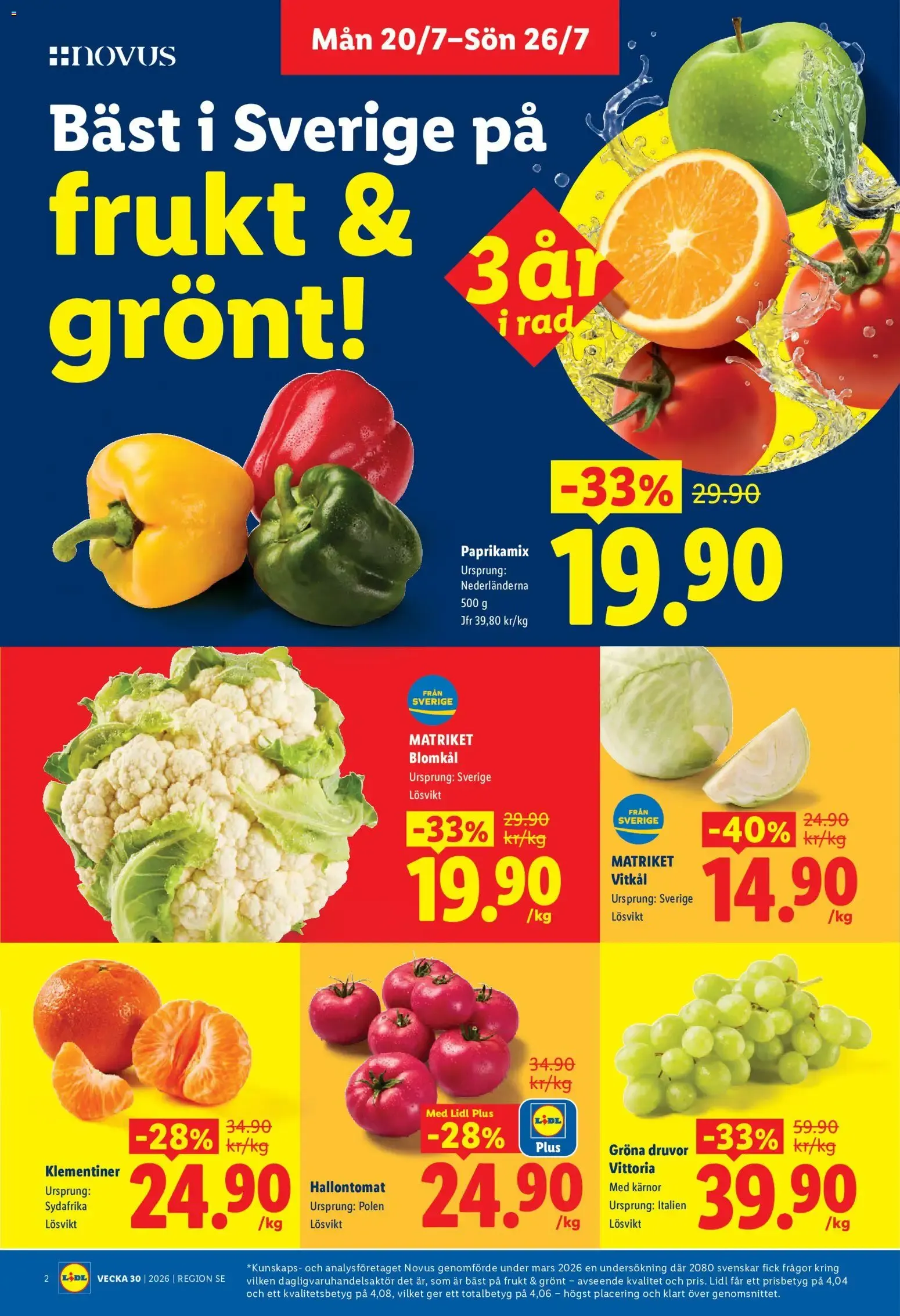 Lidl erbjudanden från 20/07/2026 - 26/07/2026 > Reklamblad nuvarande rabatter från 20 juli till 26 juli 2026 - Reklamblad sidor 2