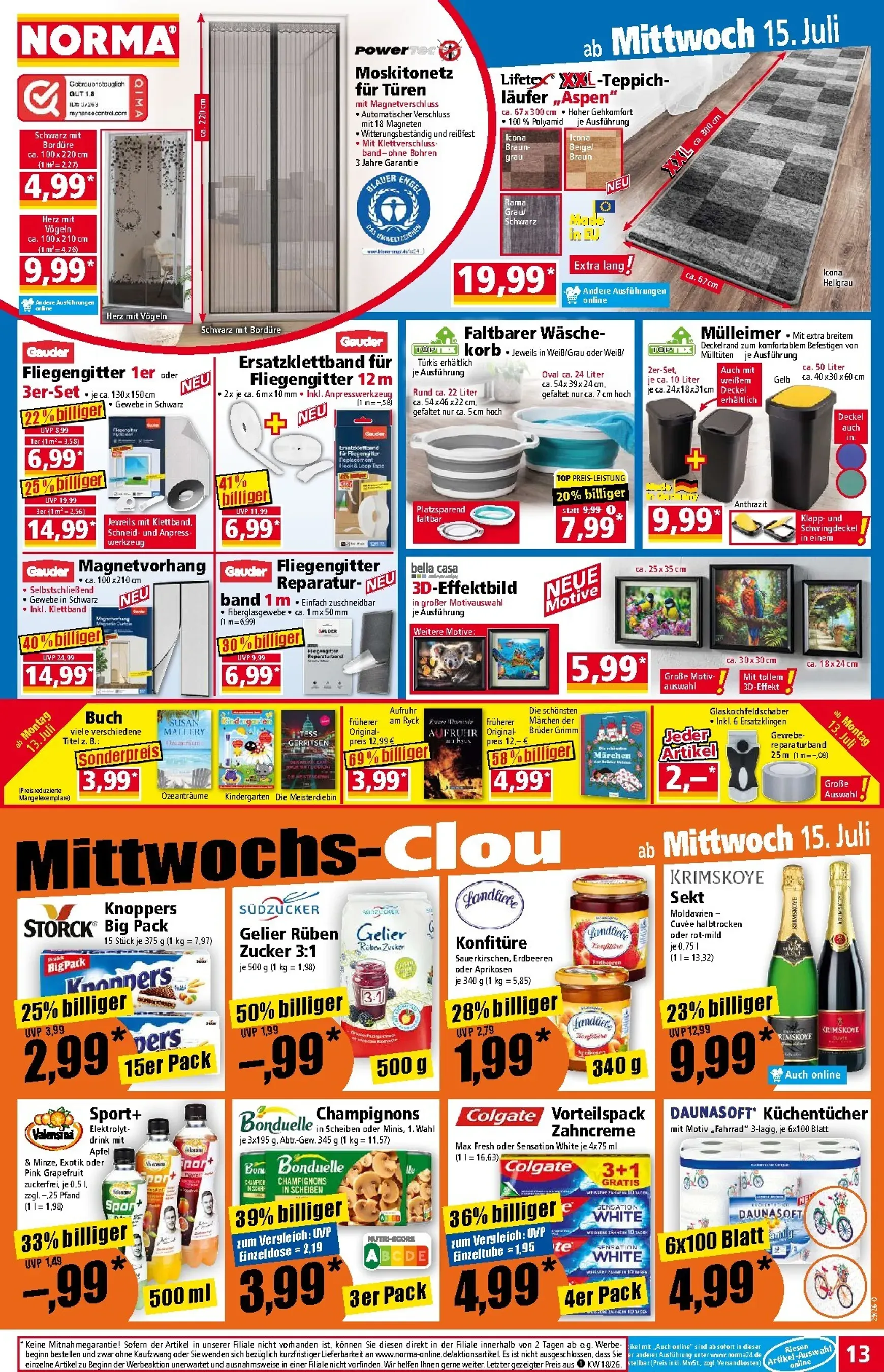 Norma Prospekt – von Montag 13.07.2026 bis Samstag 18.07.2026 von 13. Juli bis 18. Juli 2026 - Prospekt seite 13