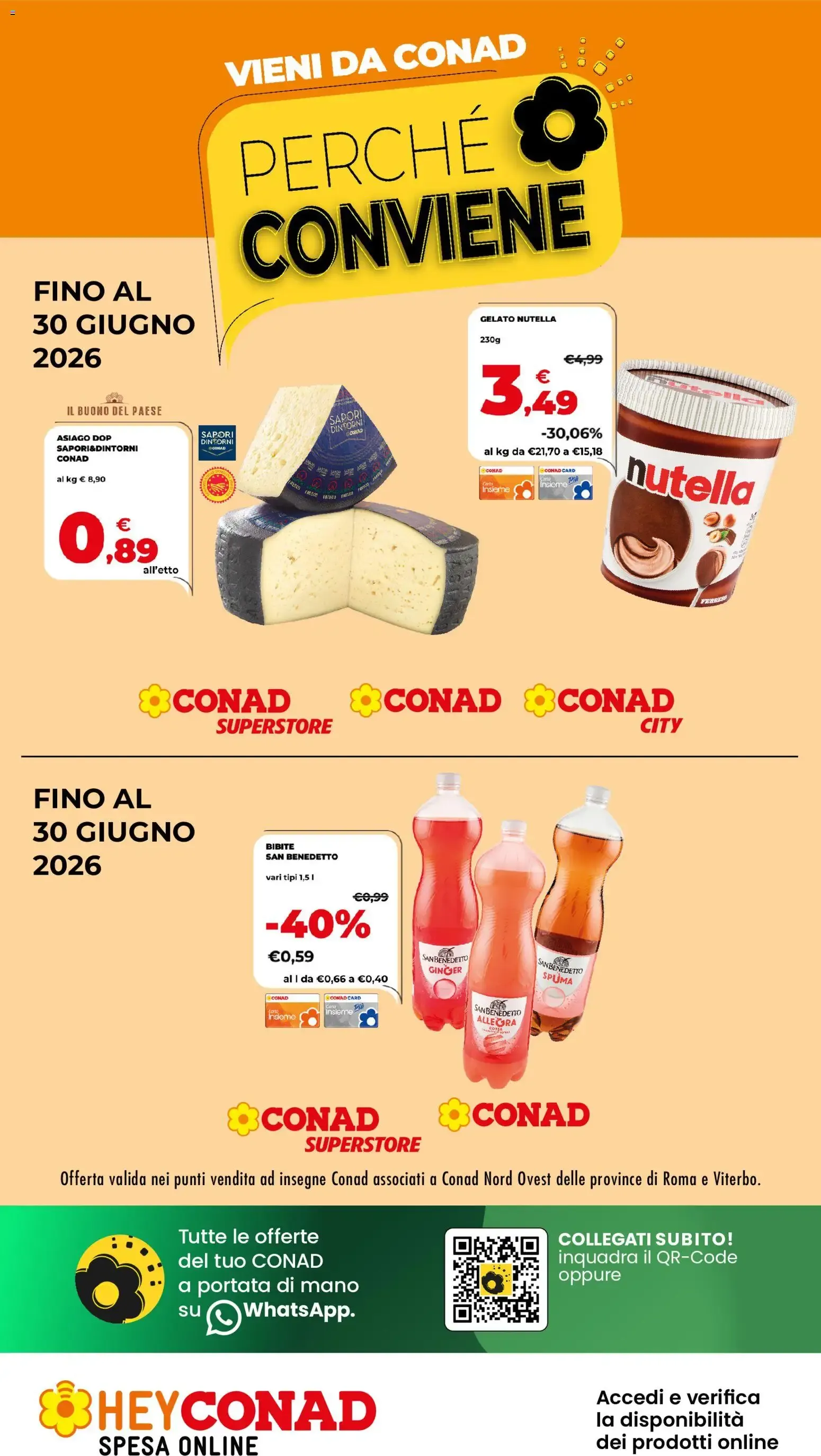 Vieni da Conad perché conviene da 17 giugno a 30 giugno di 2026 - Pagina del volantino 1