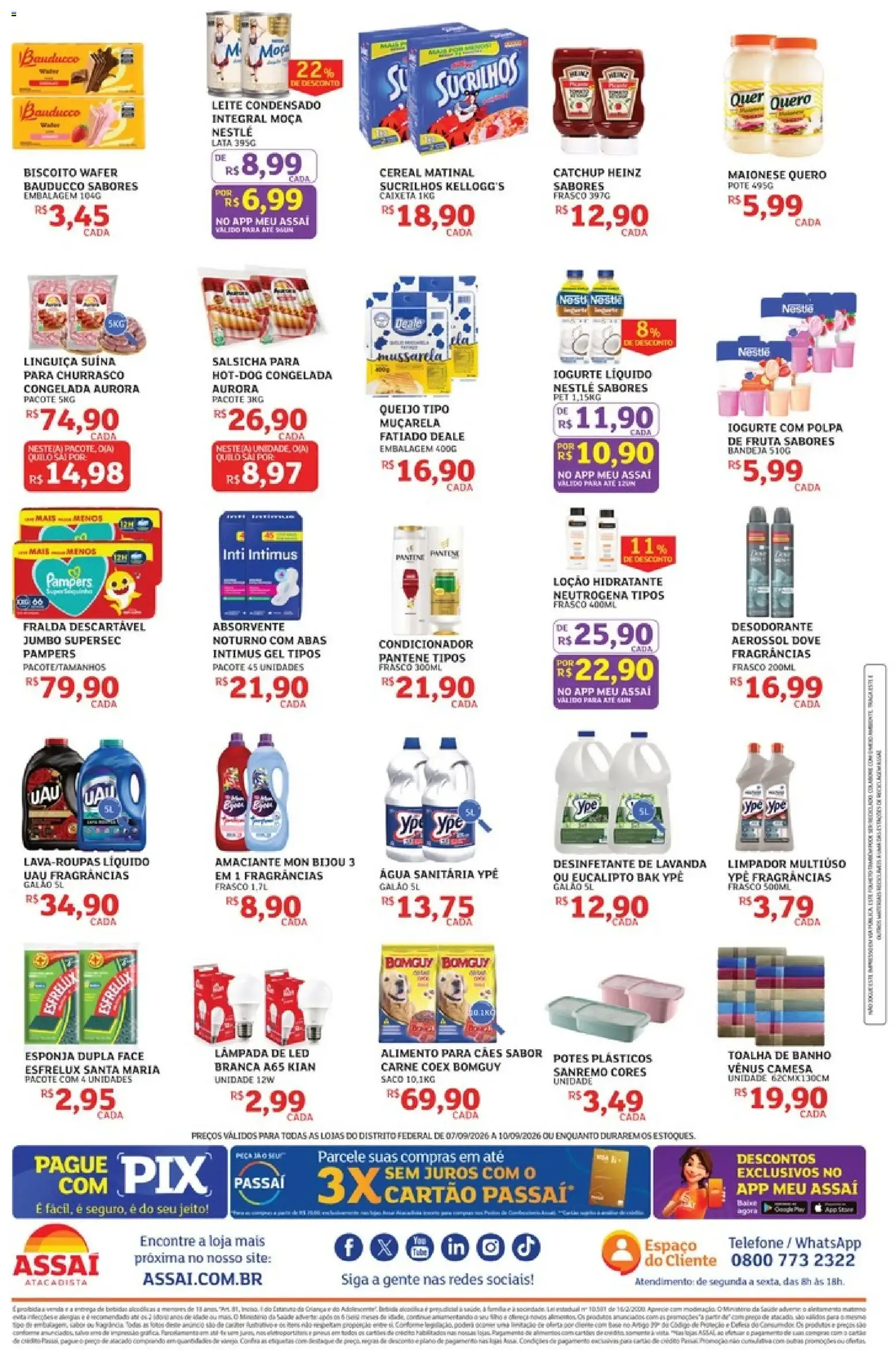 Encarte de Assaí Atacadista ofertas - DF de 07/09/2026 | Promoções Online 7 de setembro até 10 de setembro 2026 - Pagina 2