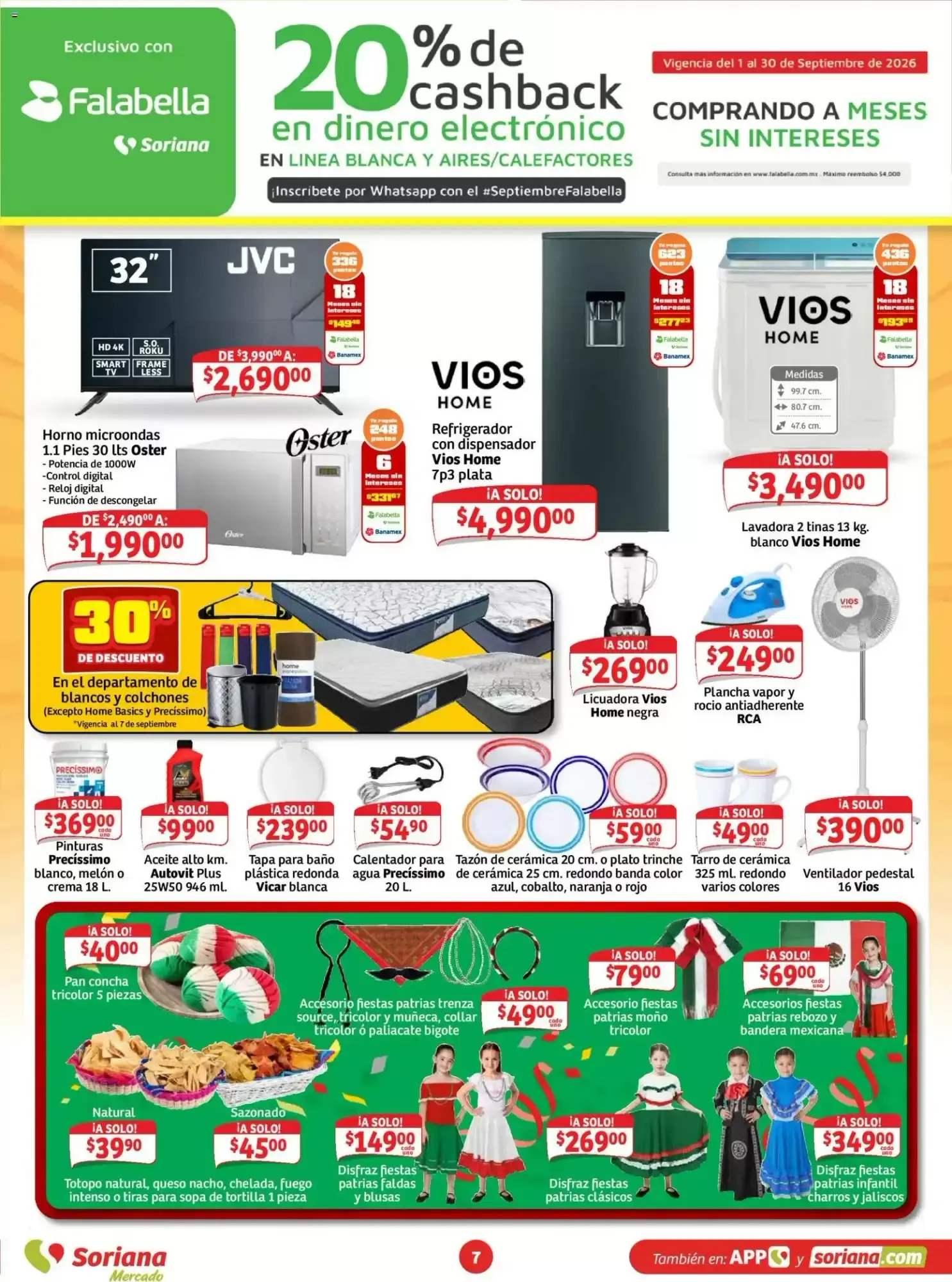 Catálogo de Folleto Soriana Mercado semana 36 4 de septiembre al 10 de septiembre 2026 - Pagina 7