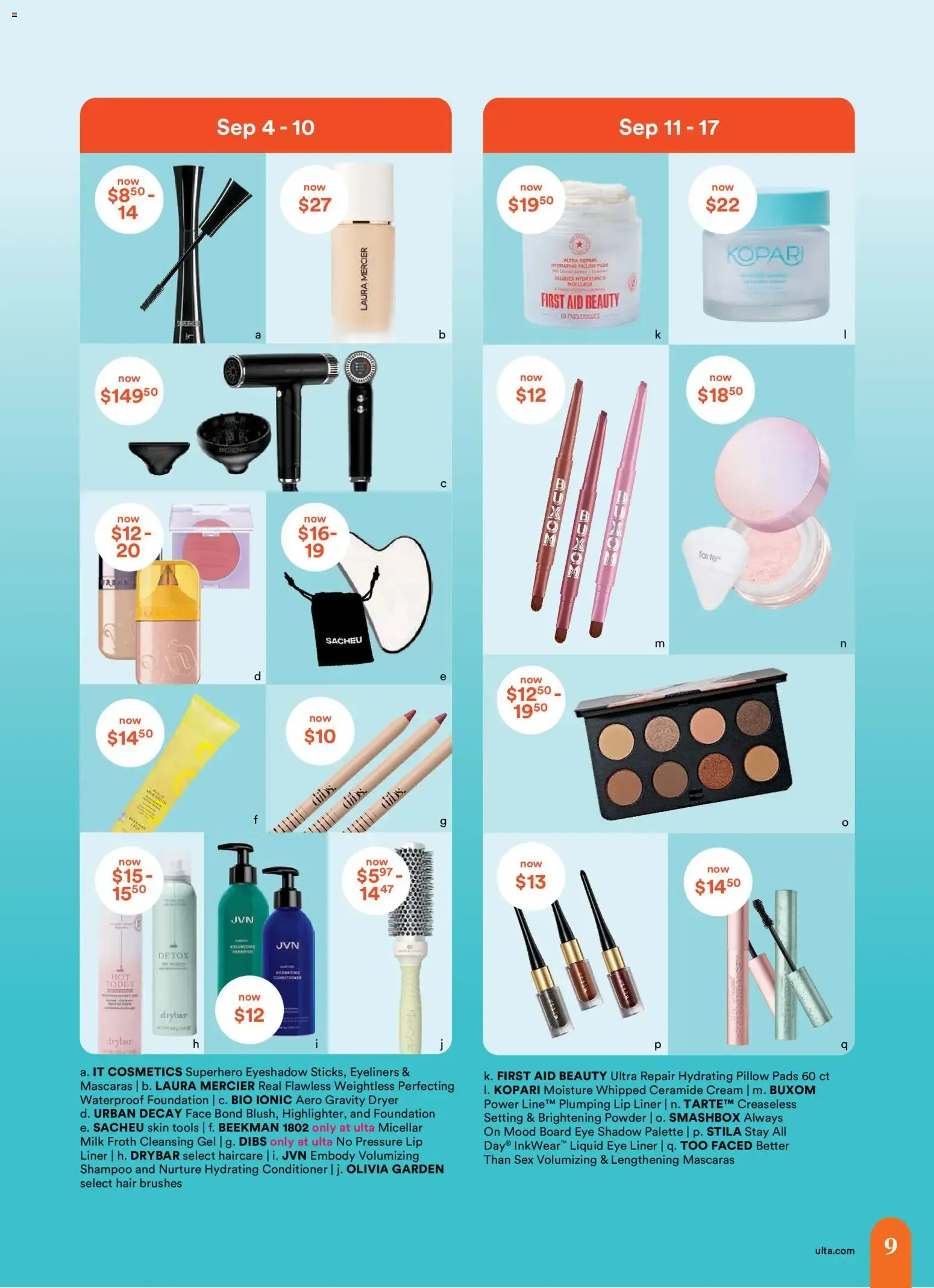 Weekly ad Ulta Beauty: 21+ Days of Beauty Event from August 28 to September 17 2026 - Page 9