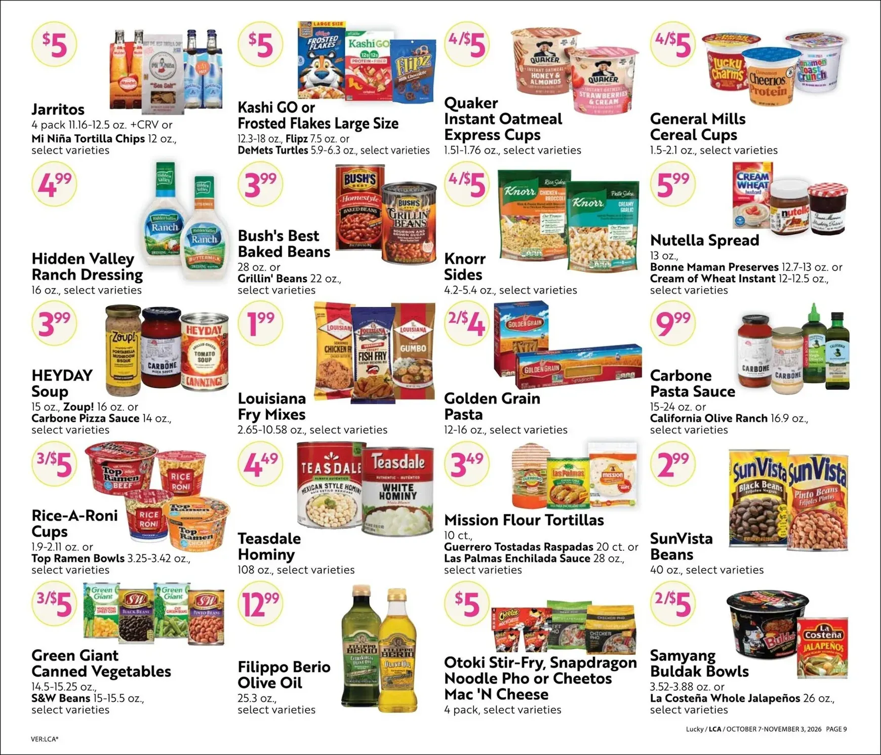 Weekly ad Current Lucky - Steals & Deals leaflet valid from Wednesday 10/07/2026 to Tuesday 11/03/2026 from October 7 to November 3 2026 - Page 9