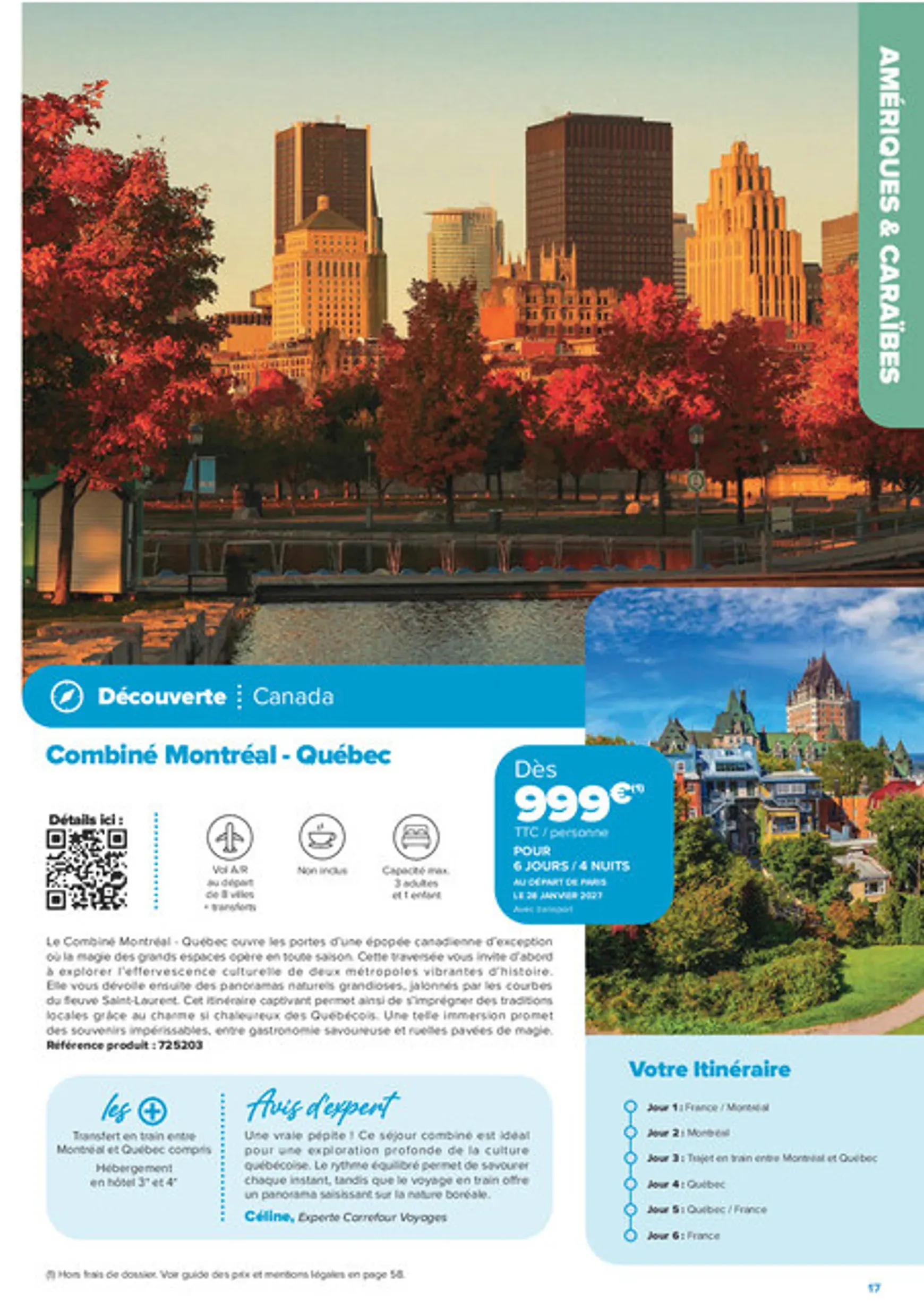 Carrefour Voyages - Créations Voyages (Automne-Hiver 2026-2027) du 1 septembre au 31 mars 2027 - Catalogue page 17