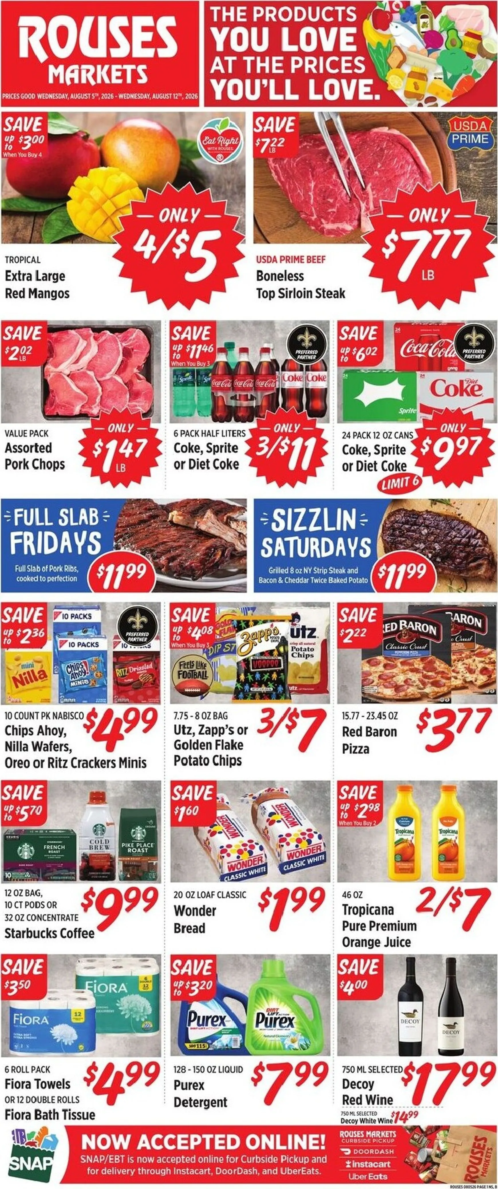 Weekly ad Rouses Truckload Sale from August 5 to August 12 2026 - Page 2