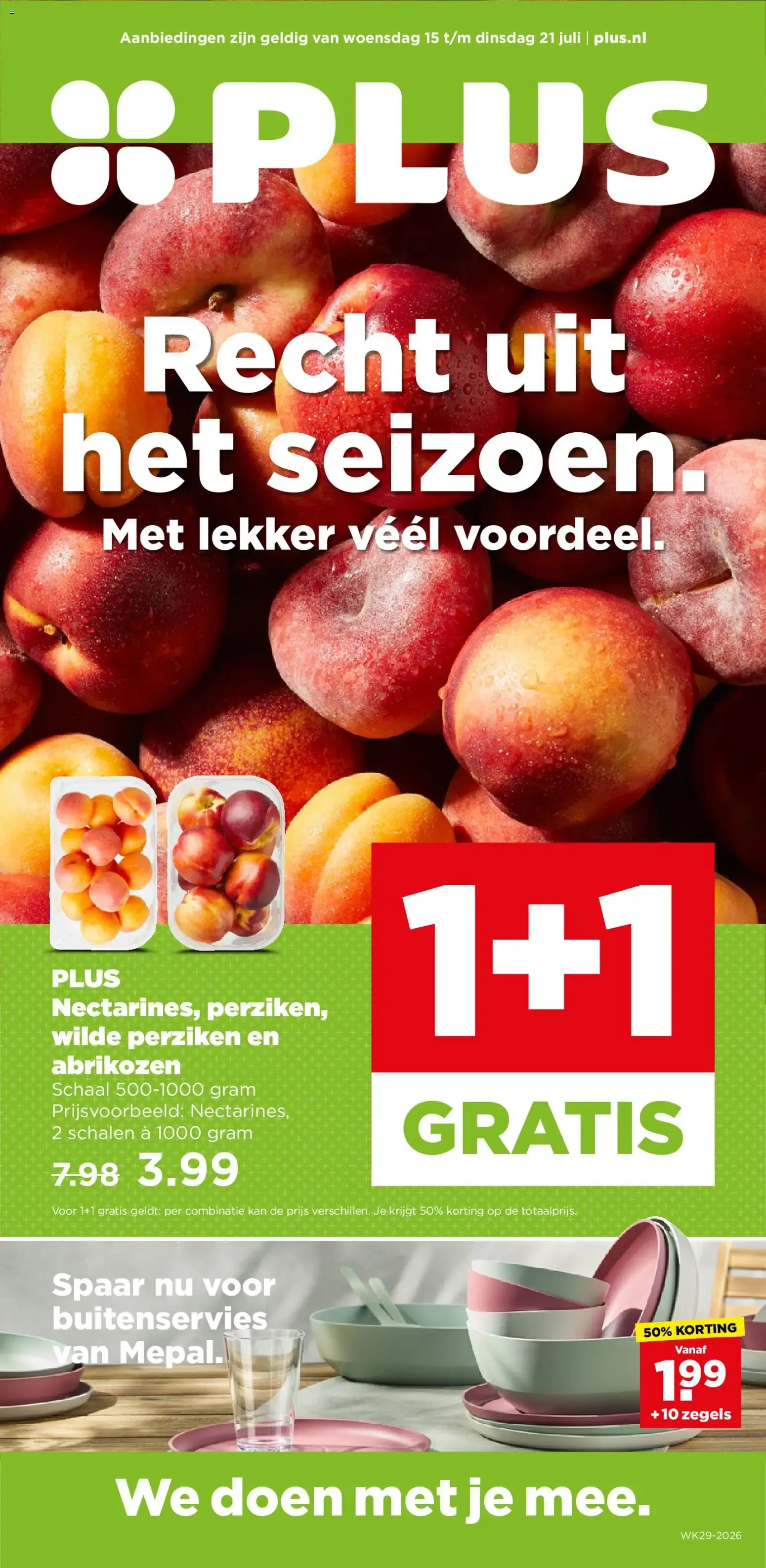 PLUS Recht uit het seizoen van 15 juli tot 21 juli 2026 - Folder pagina 1