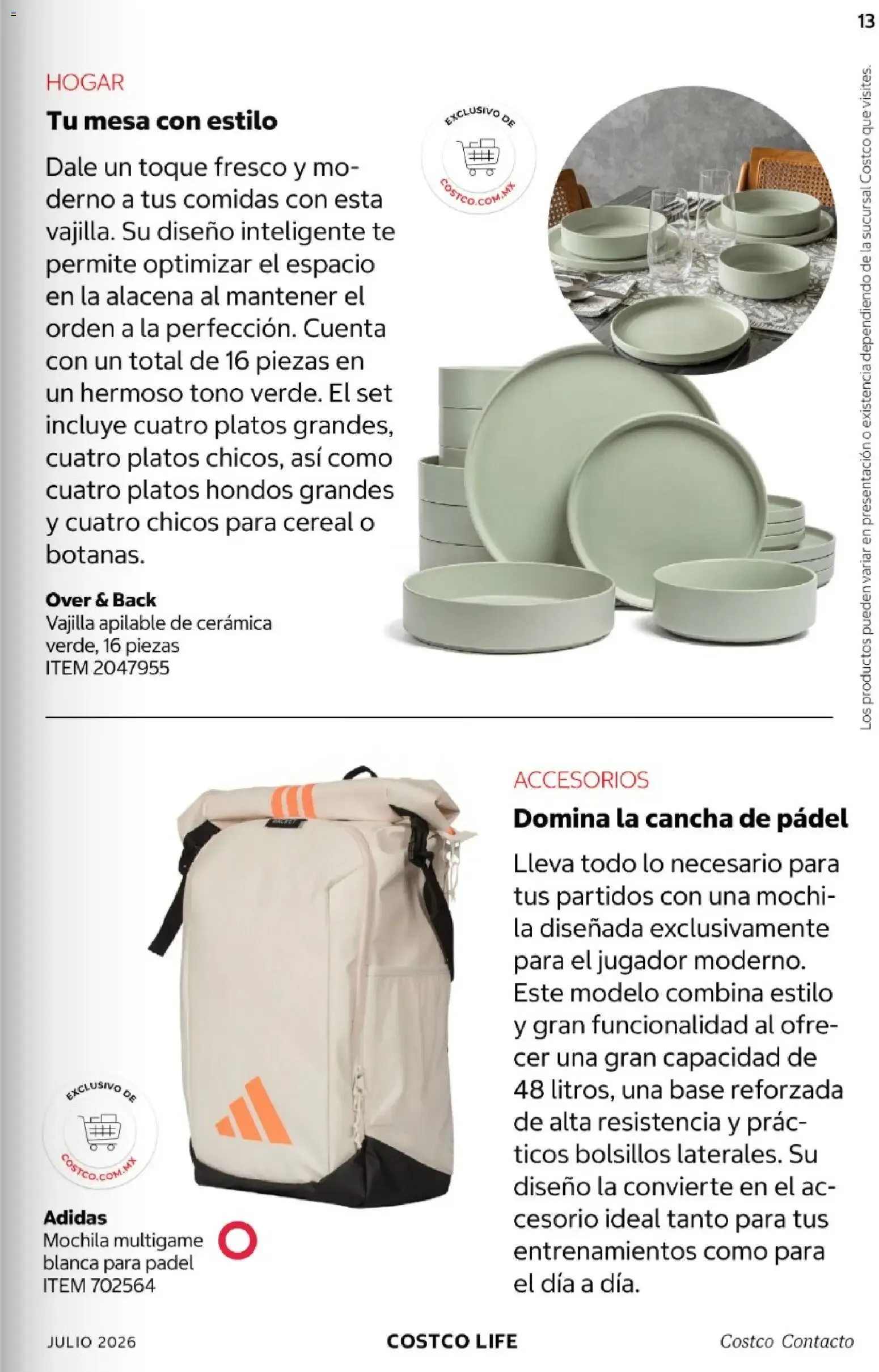 Catálogo de Revista digital Contacto Costco: 50 años 1 de julio al 31 de julio 2026 - Pagina 13