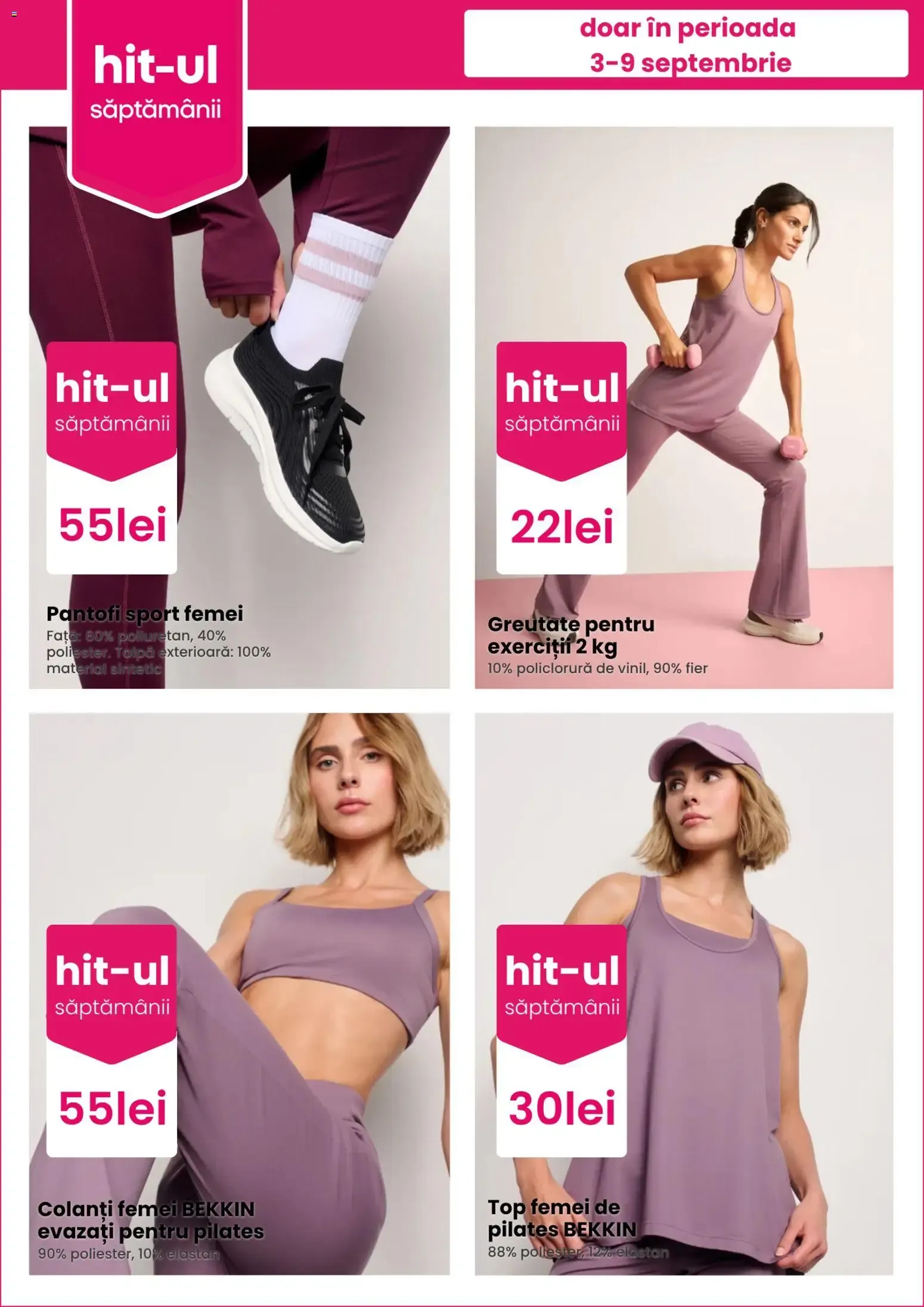 Catalog Pepco y Bekkin: Nueva colección deportiva de la 3 septembrie până la 9 septembrie 2026 - Revista Pagina 4