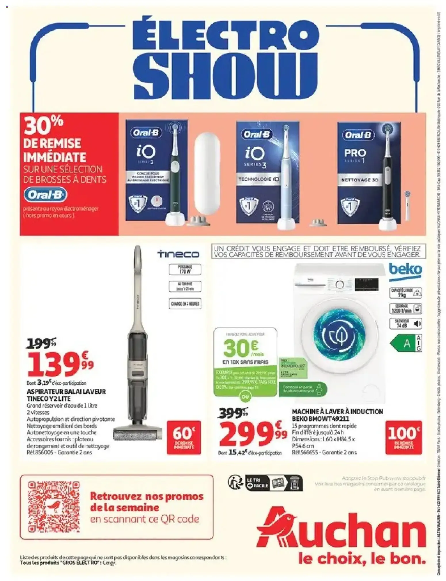 Auchan Electroshow à partir du 01/09/2026 - promo en ligne du 1 septembre au 13 septembre 2026 - Catalogue page 16