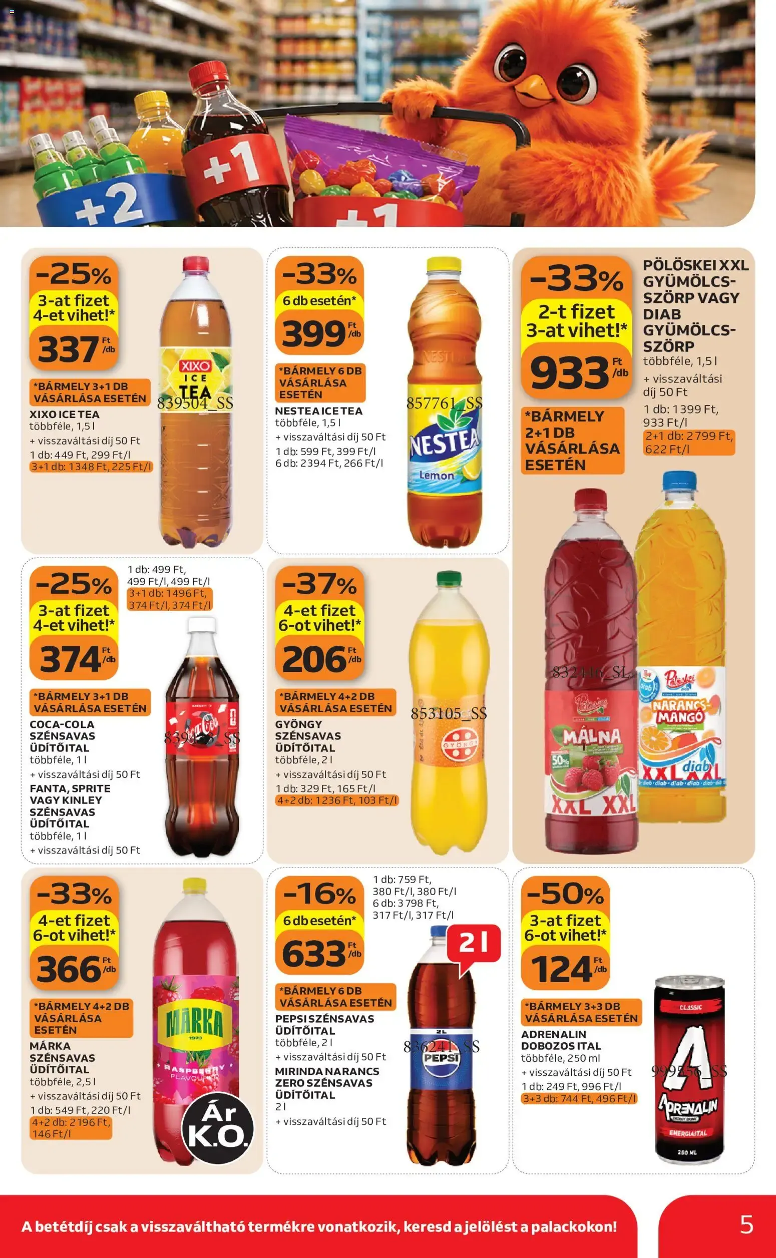 Katalógus Auchan hipermarket: Vigyél többet, jobban megéri! augusztus 6.-tól augusztus 19.-ig 2026. - Oldal 5