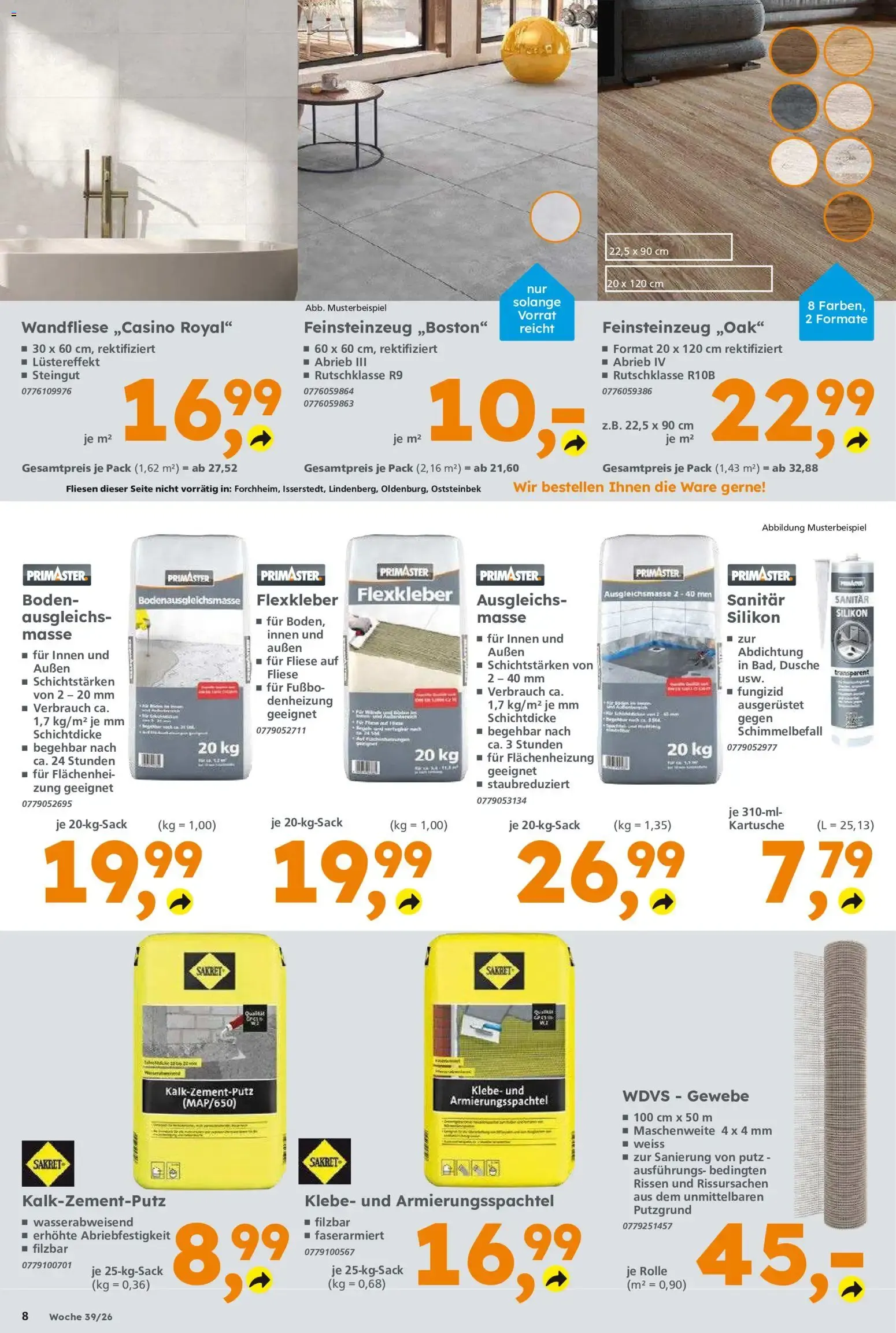 Globus Baumarkt: Oferta de Wallbox Absina von 21. September bis 26. September 2026 - Prospekt seite 8