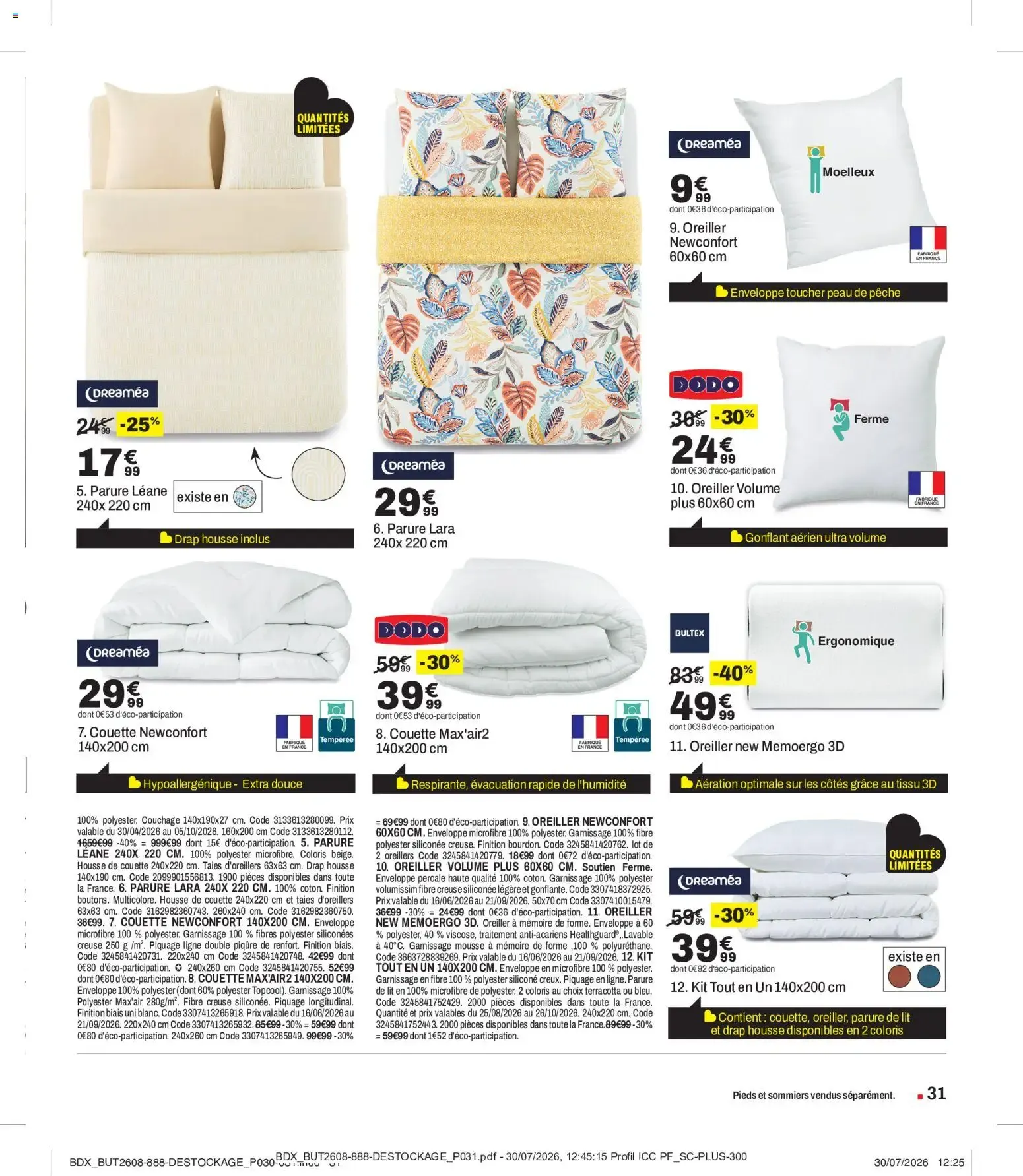 BUT Grand Destockage de Rentrée du 28 août au 21 septembre 2026 - Catalogue page 31