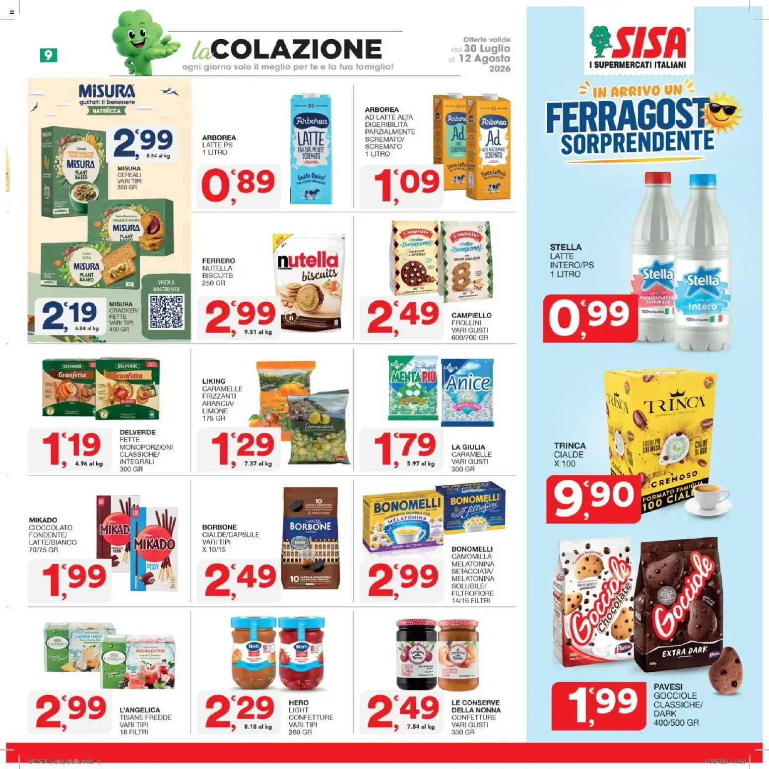 Nuovo SISA volantino dal 30/07/2026 > offerte anteprima 🛍️ da 30 luglio a 12 agosto di 2026 - Pagina del volantino 9