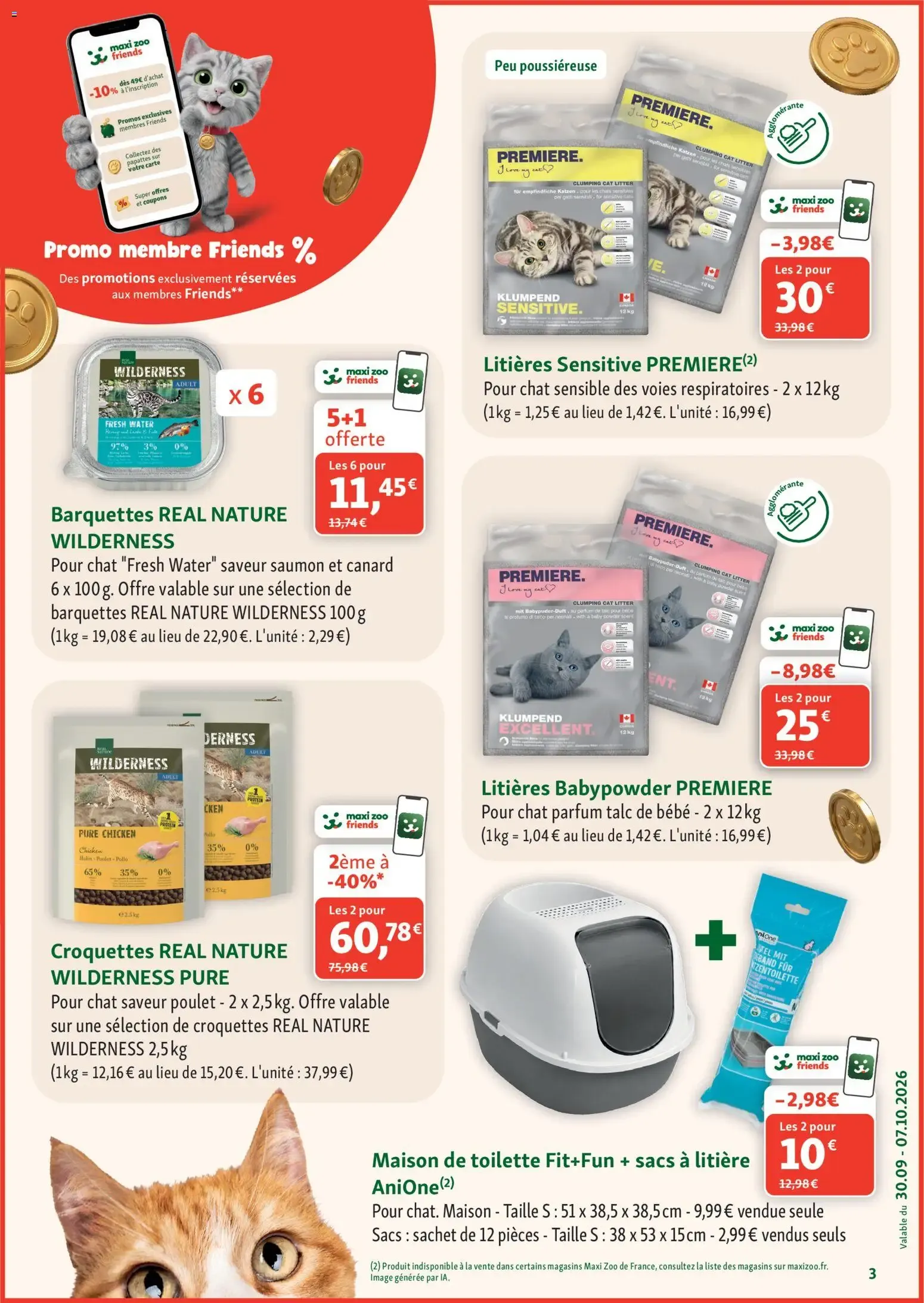 Maxi ZOO catalogue 30/09/2026 - nouveau prospectus du 30 septembre au 7 octobre 2024 - Catalogue page 3