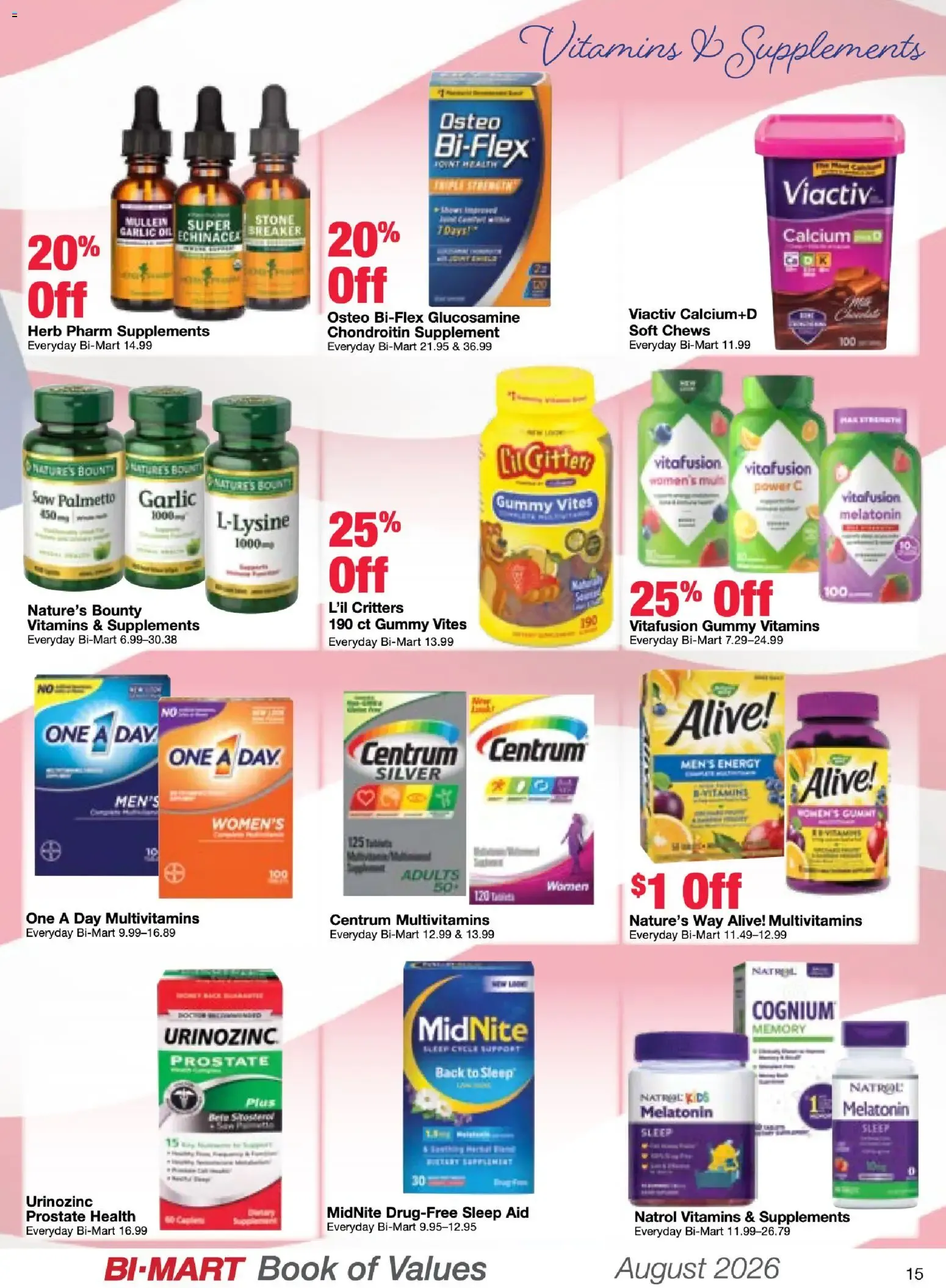Weekly ad BI-MART Book of Values from August 1 to August 31 2026 - Page 15