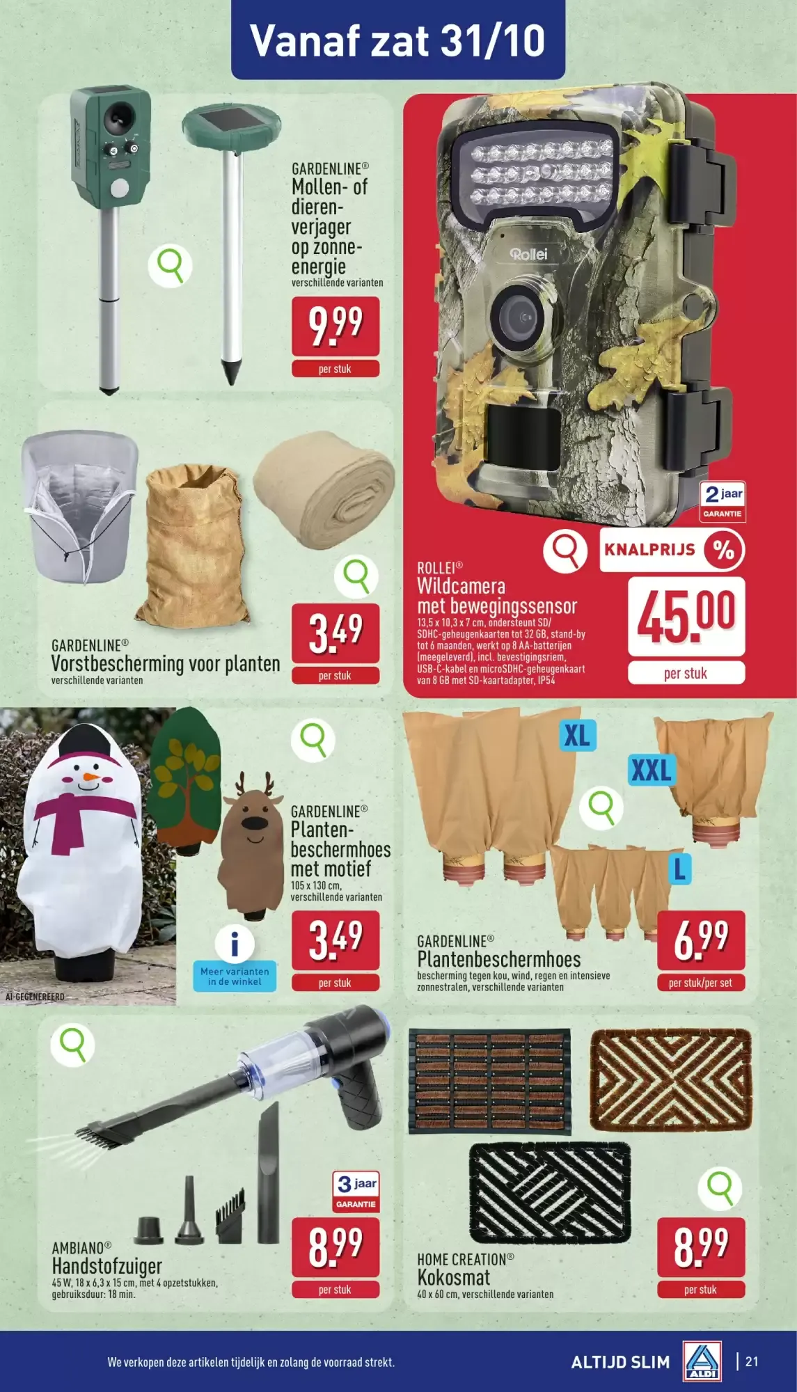 ALDI Folder 26/10 - 31/10 van 26 oktober tot 31 oktober 2026 - folder pagina 21