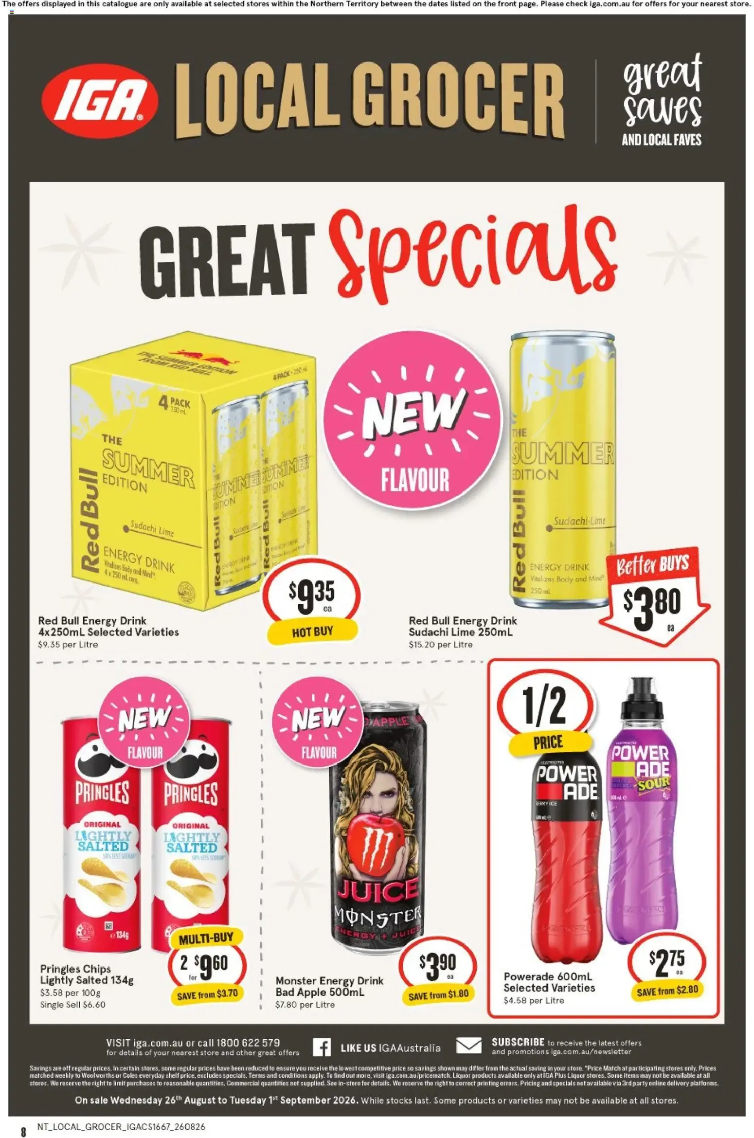 IGA catalogue valid from 26/08/2026 > Online Australia - Catalogue valid from 26 August to 1 September 2026 - page 8
