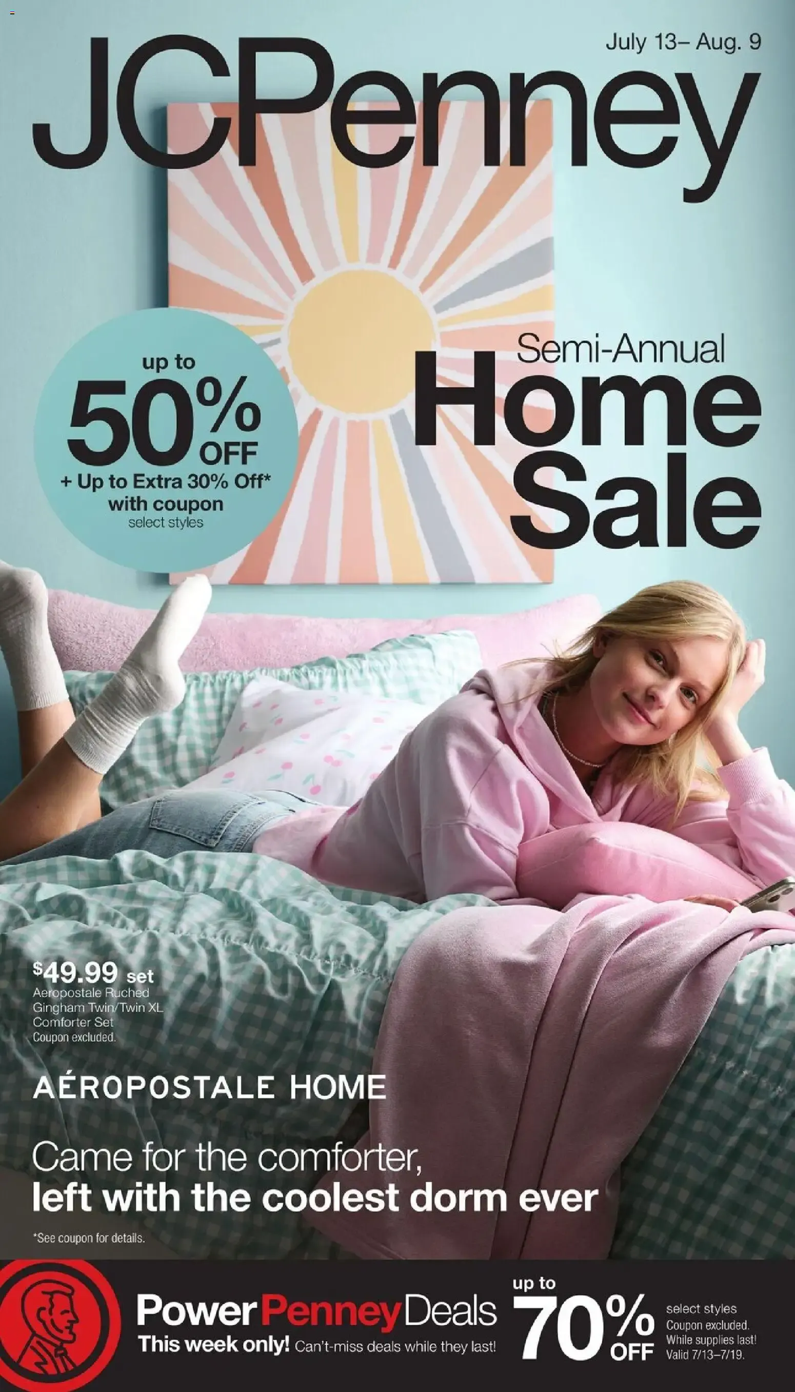 Weekly ad JCPenney Weekly Ad from 07/13/2026 - Flyer from July 13 to August 9 2026 - Page 1