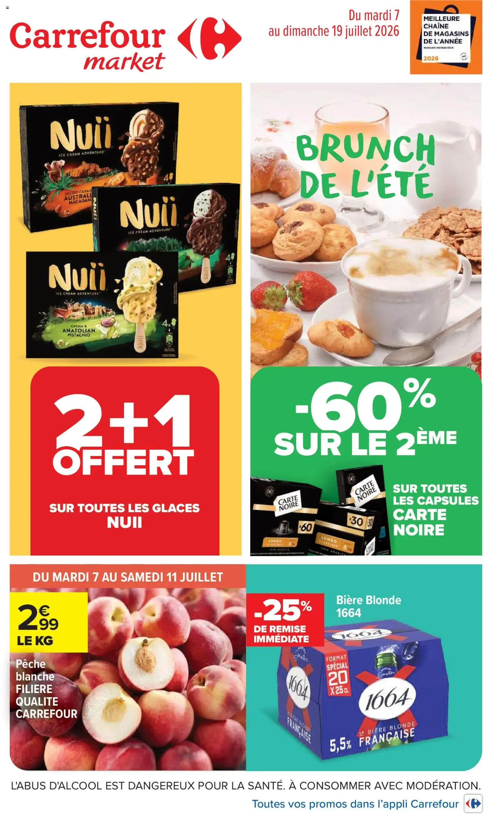 Carrefour Market catalogue à partir du 07/07/2026 - promo en ligne du 7 juillet au 19 juillet 2026 - Catalogue page 1