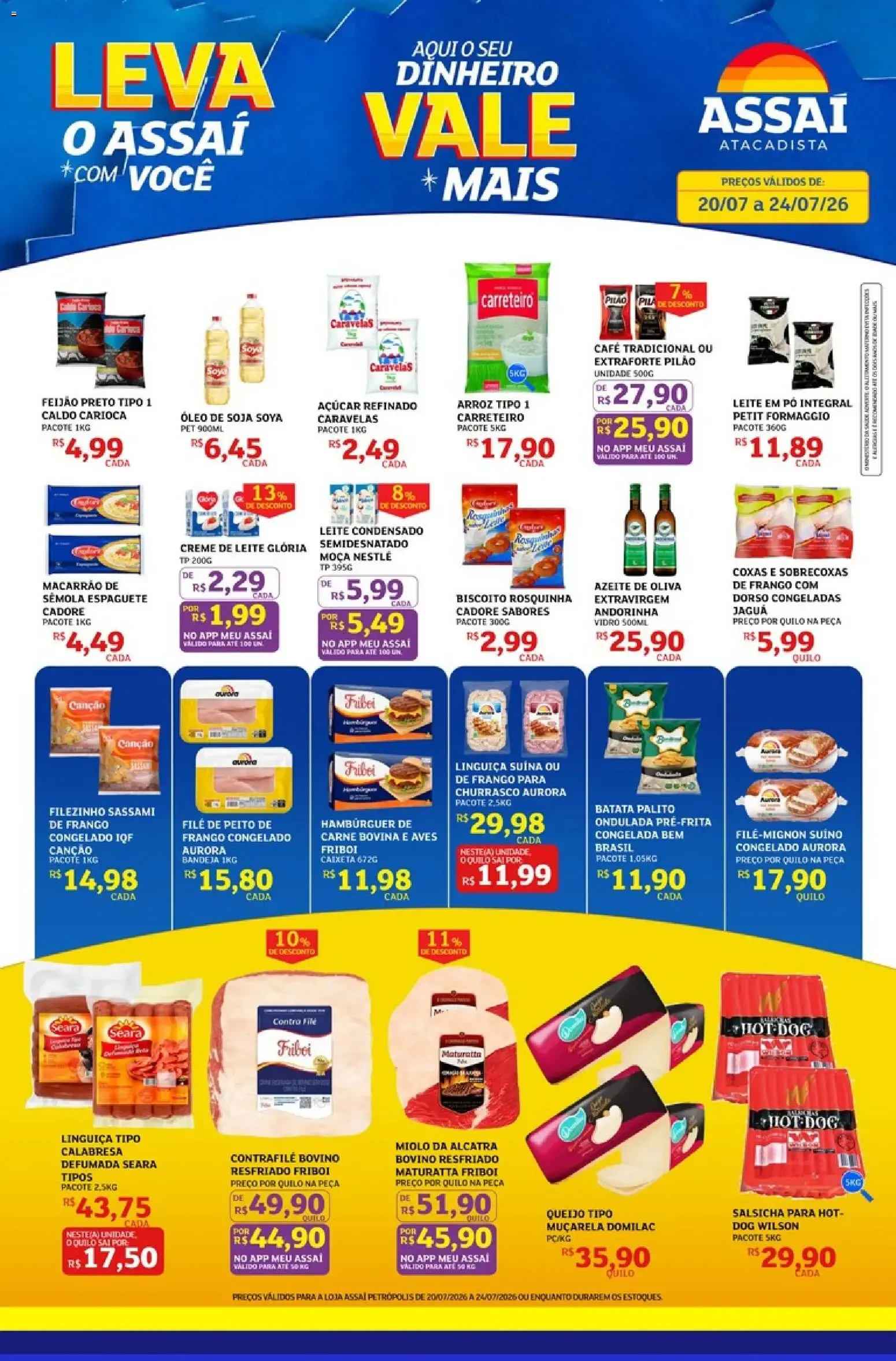 Encarte de Assaí Atacadista ofertas - RJ de 20/07/2026 | Promoções Online 20 de julho até 24 de julho 2026 - Pagina 1