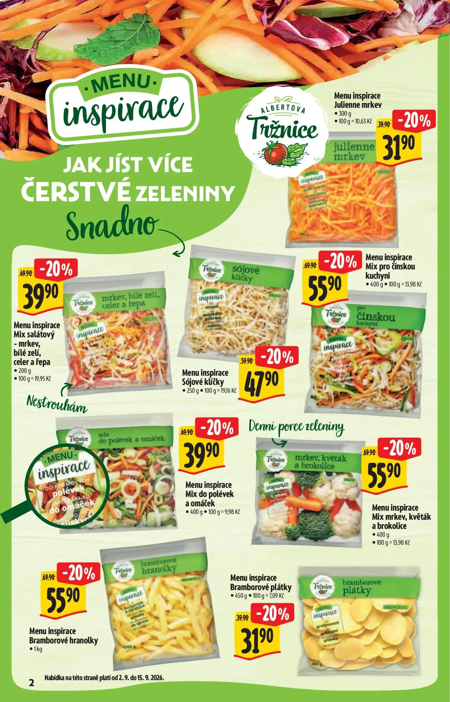 Albert katalog - Supermarket - Bio od 02.09.2026 - Akční leták - 2. září 29. září 2026 - Page 2