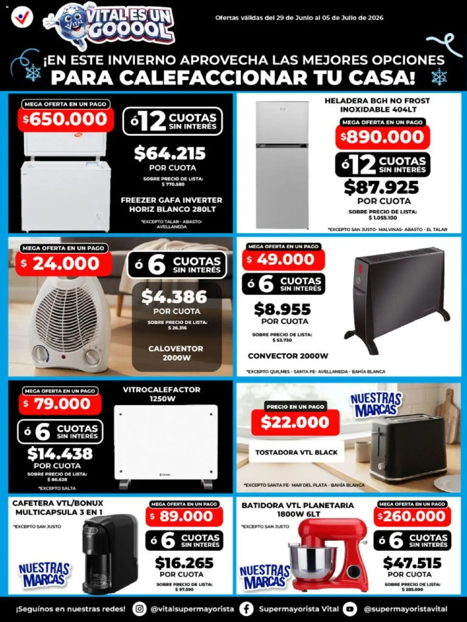 Ofertas de Vital - Ofertas de Smart TVs y Pelota de Regalo 29 de junio al 5 de julio 2026 - Página 2 del catálogo