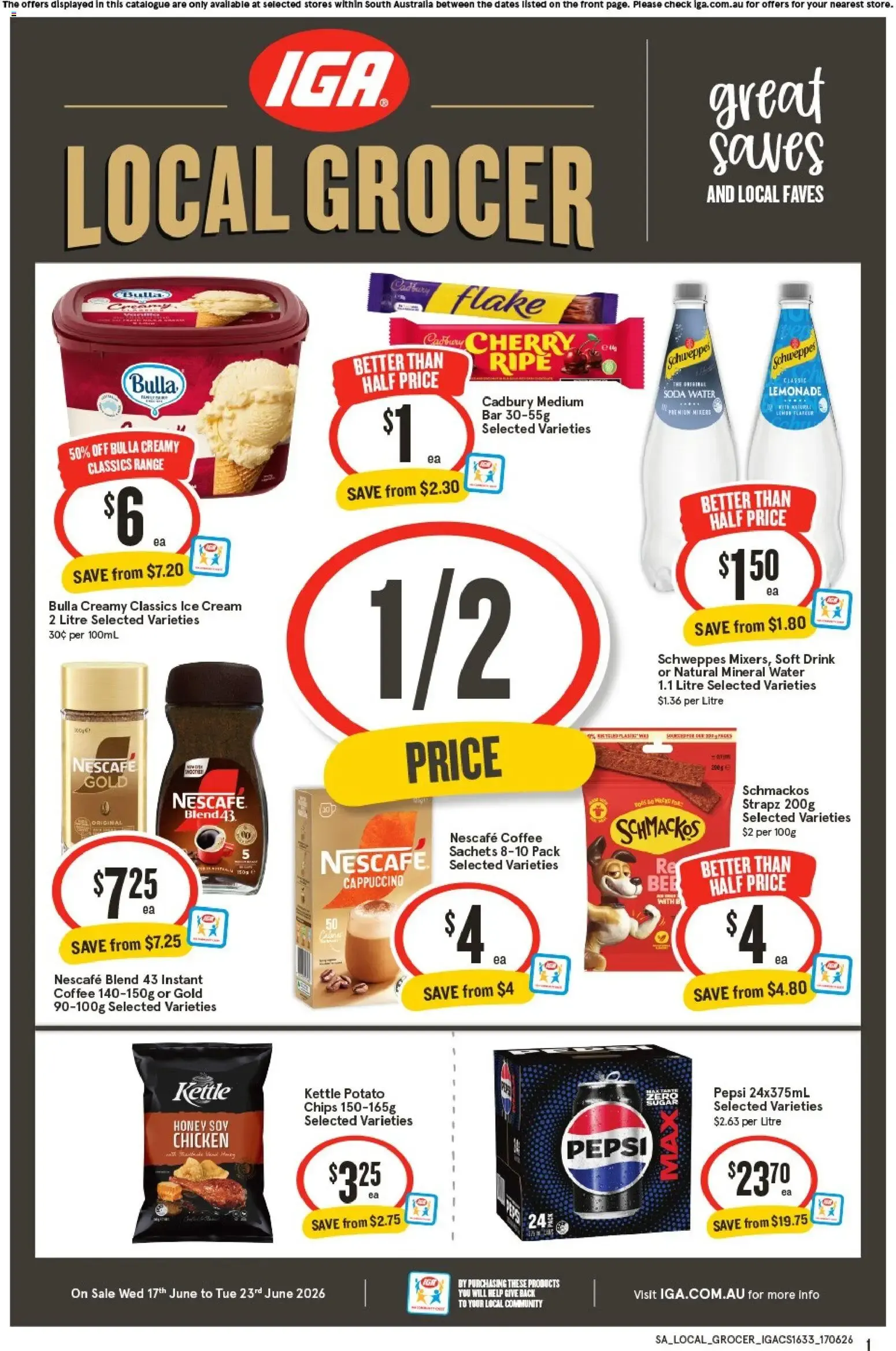 IGA catalogue valid from 17/06/2026 > Online Australia - Catalogue valid from 17 June to 23 June 2026 - page 1