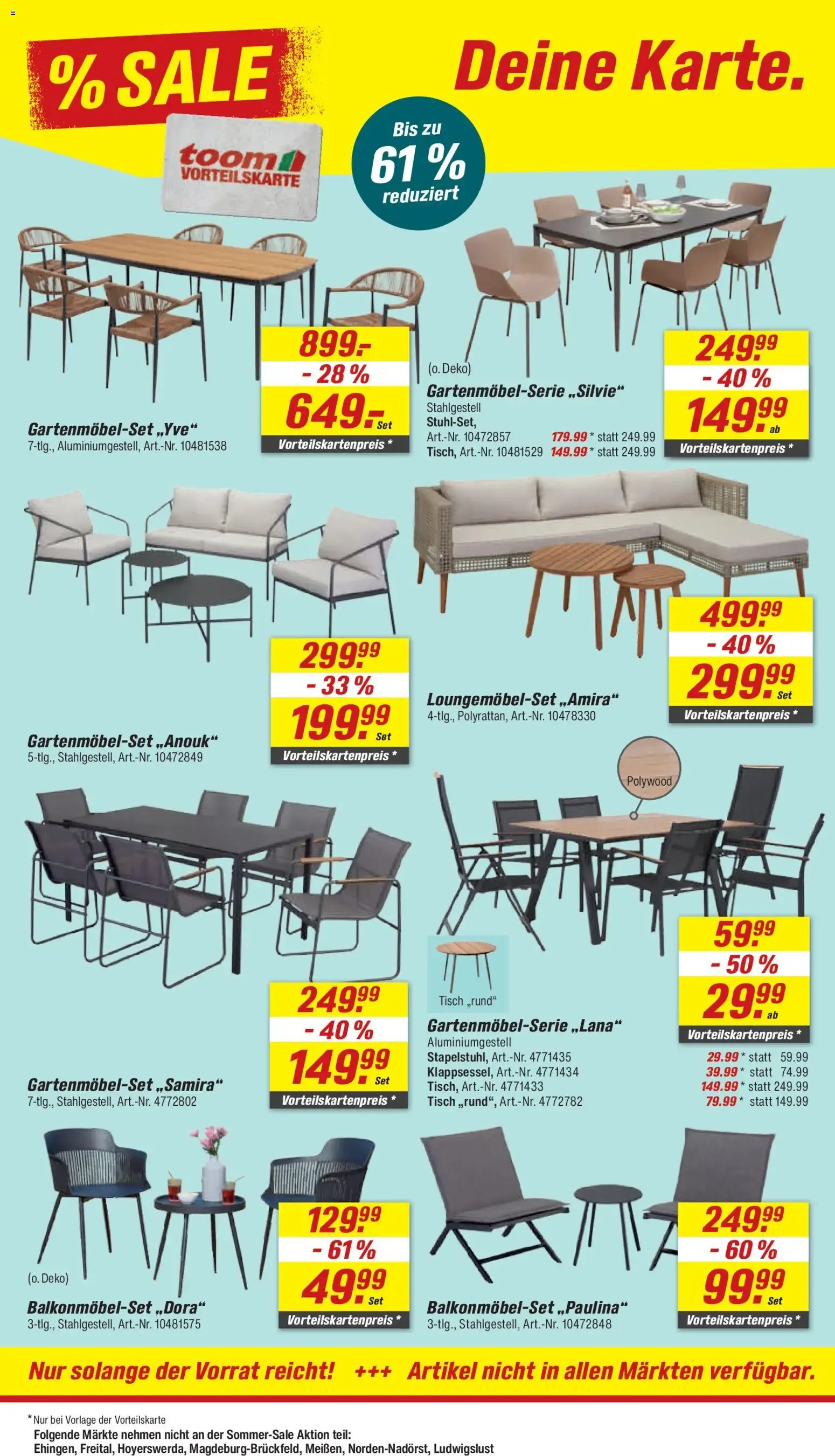 Toom Wochenweise Megapreise & Sommer-Sale von 11. Juli bis 17. Juli 2026 - Prospekt seite 4