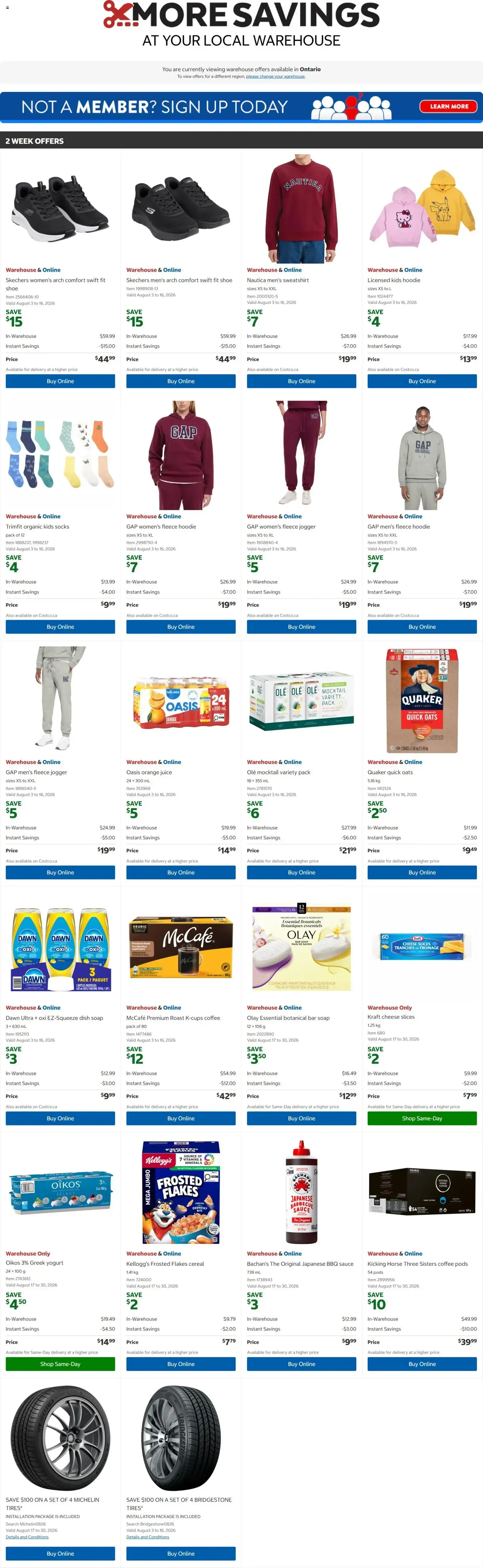 More Savings at Your Local Warehouse