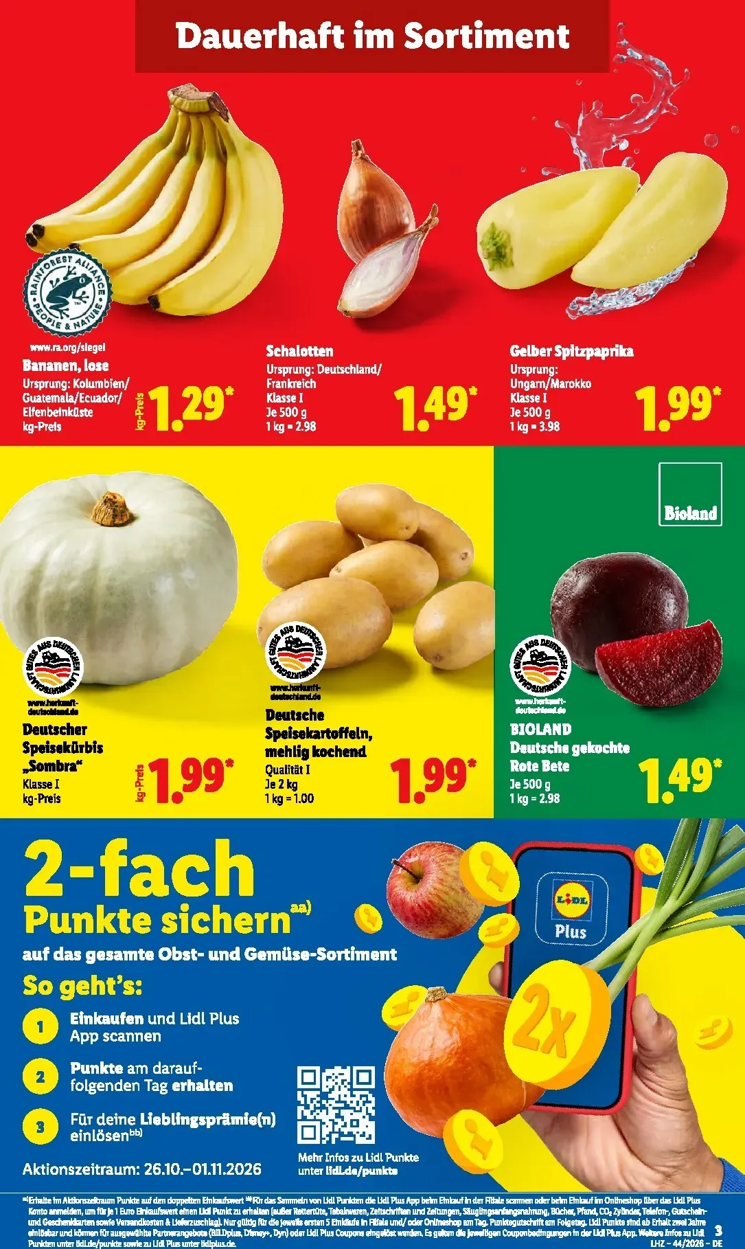 Lidl Prospekt nächste Woche – von Montag 26.10.2026 bis Samstag 31.10.2026 von 26. Oktober bis 31. Oktober 2026 - Prospekt seite 3