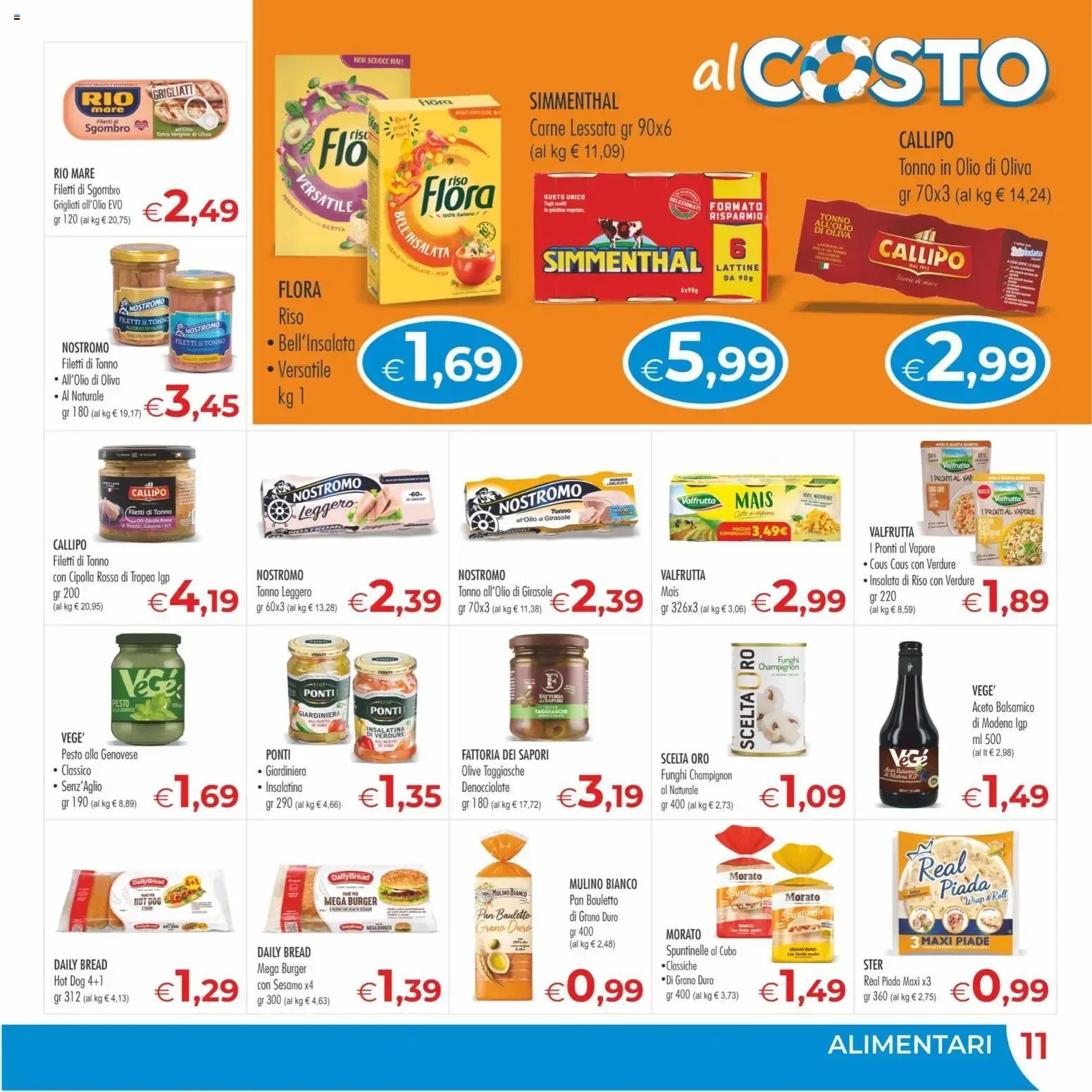 Mersi Supermercati al COSTO da 29 luglio a 11 agosto di 2026 - Pagina del volantino 11