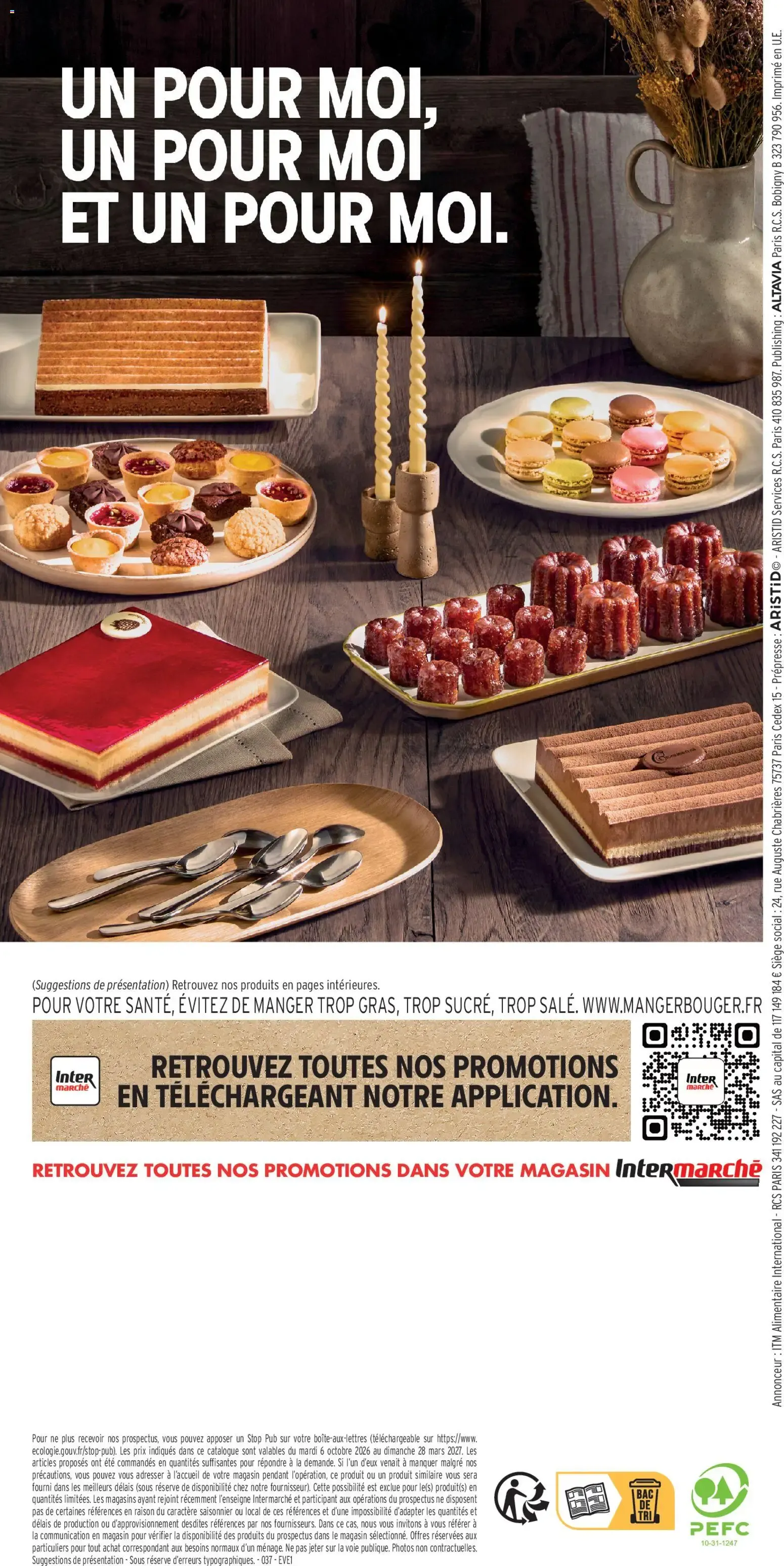 Intermarché - Les menus traiteur automne/hiver à partir du 06/10/2026 - promo en ligne du 6 octobre au 28 mars 2027 - Catalogue page 31