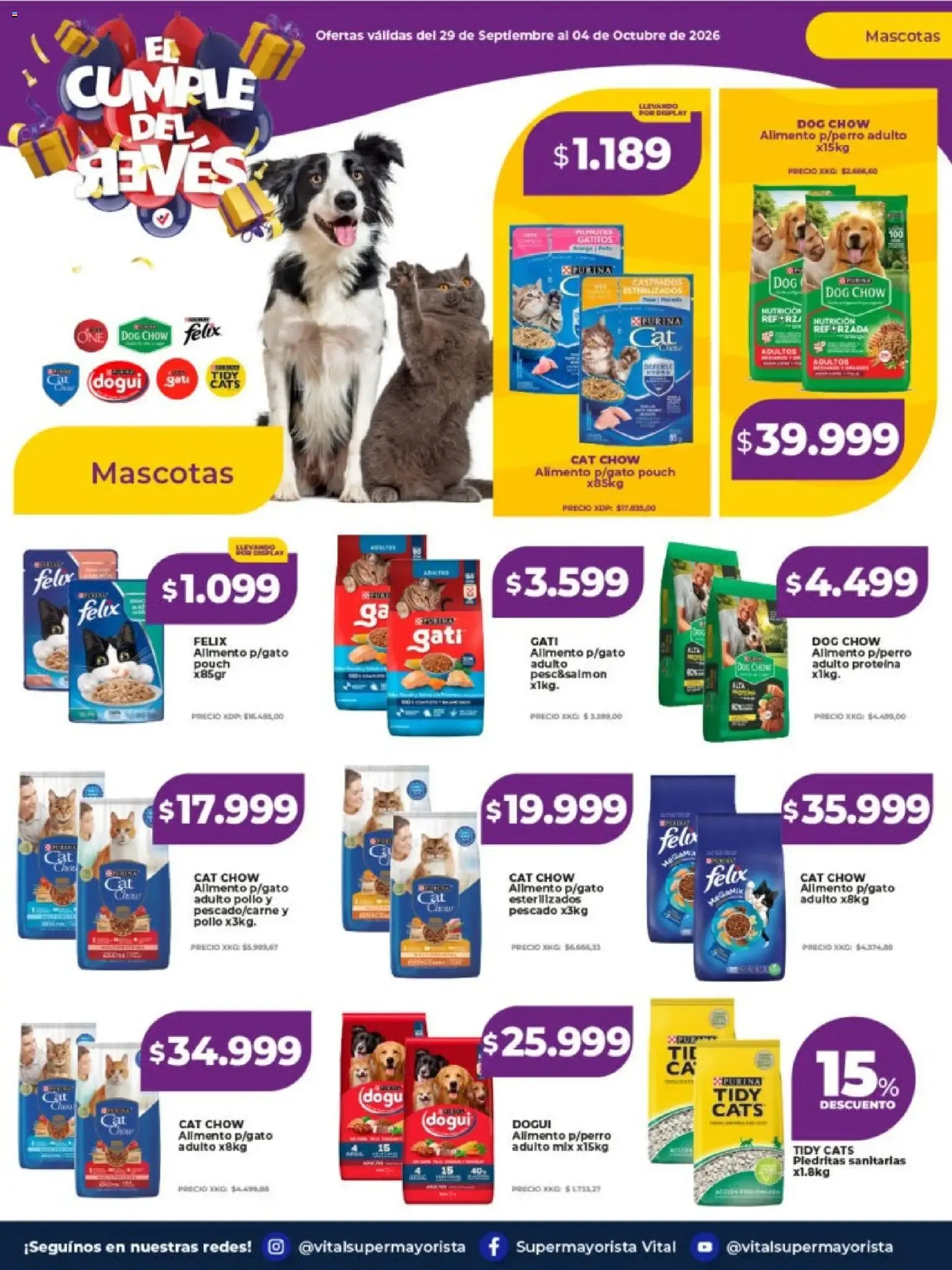 Ofertas de Vital - El Cumple del Revés 29 de septiembre al 4 de octubre 2026 - Página 25 del catálogo