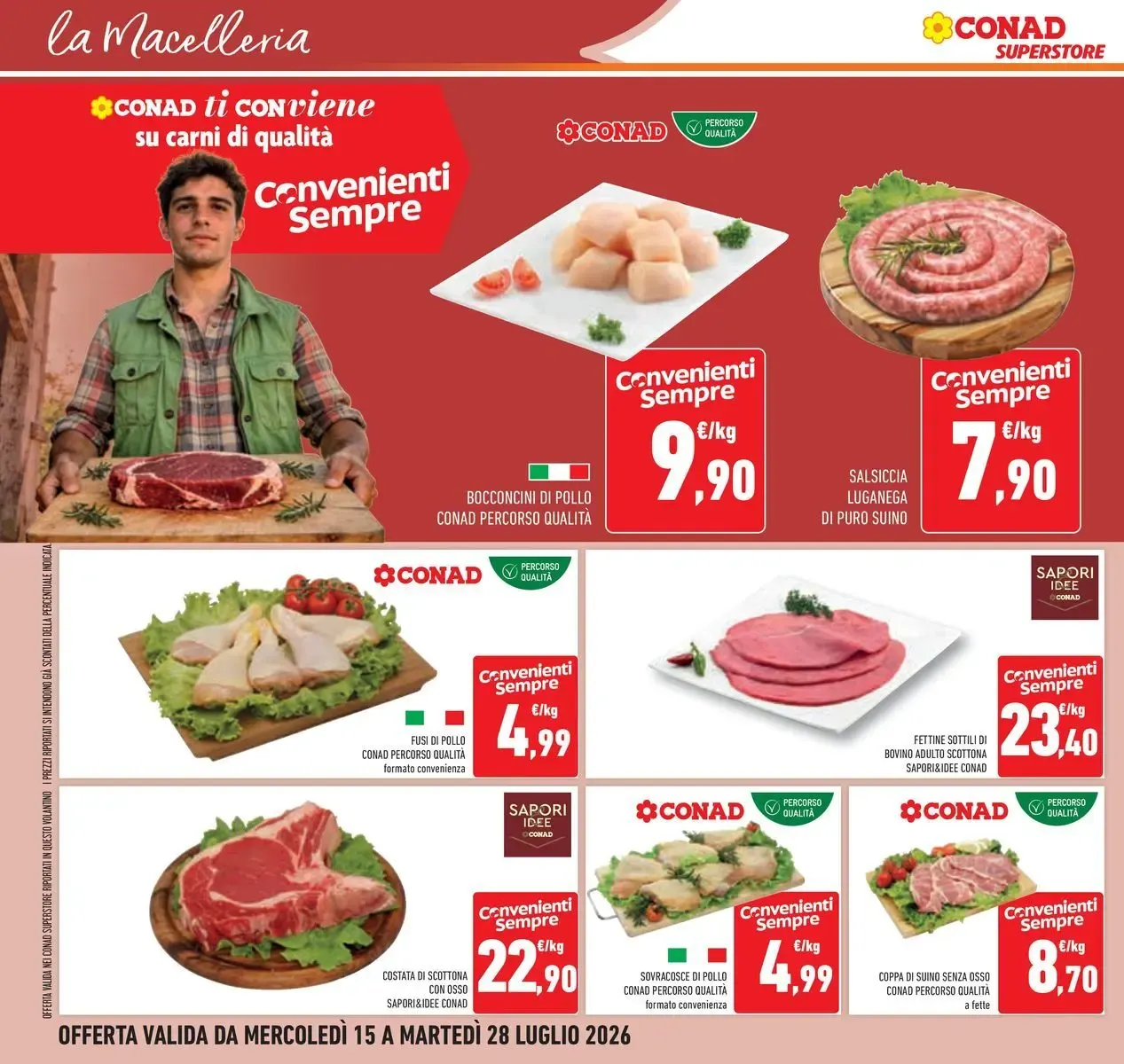 Conad Superstore: Pronti, Partenza Bis - Prendi 2, Paghi 1 da 15 luglio a 28 luglio di 2026 - Pagina del volantino 16